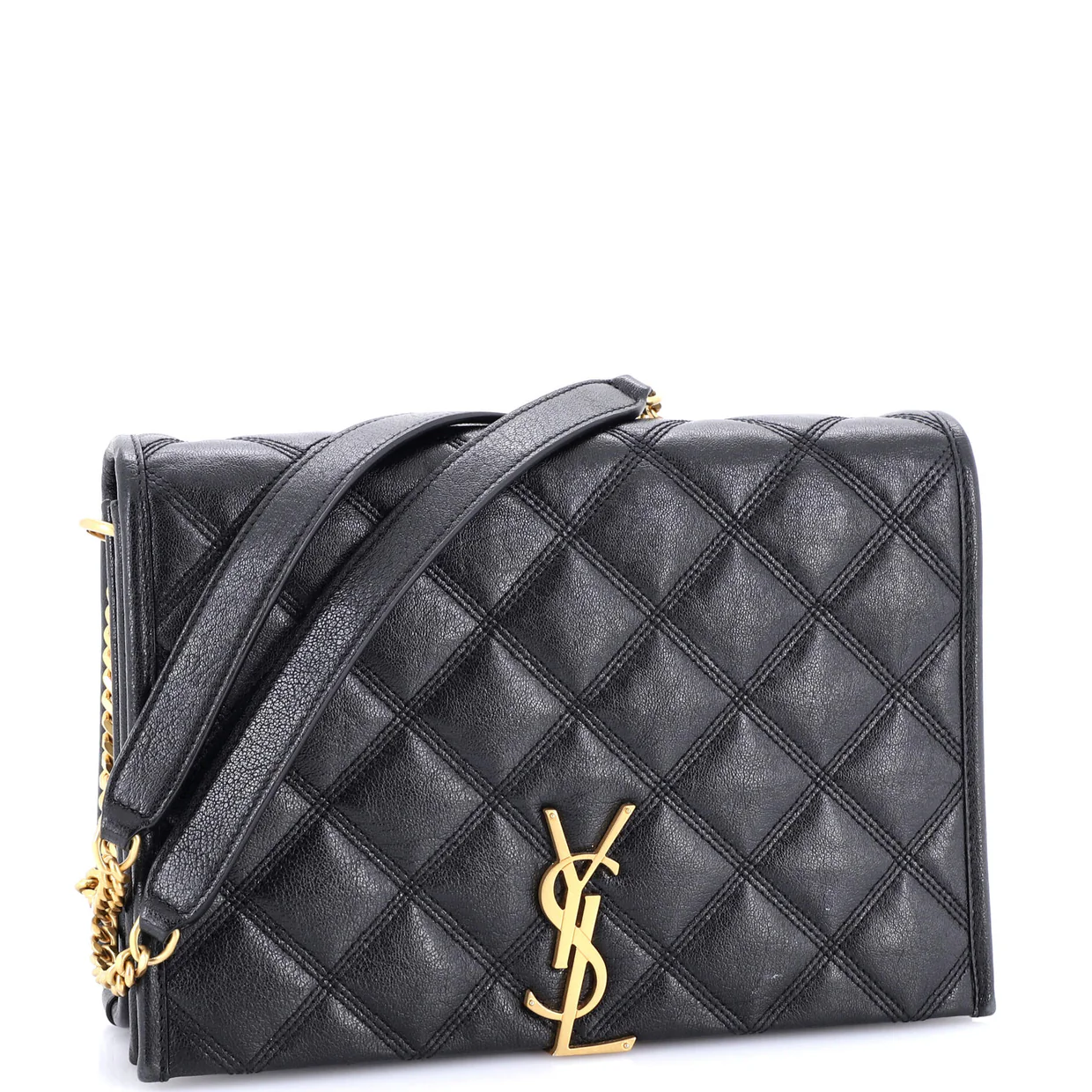 Becky Shoulder Bag Quilted Leather Mini - Deep Luxury