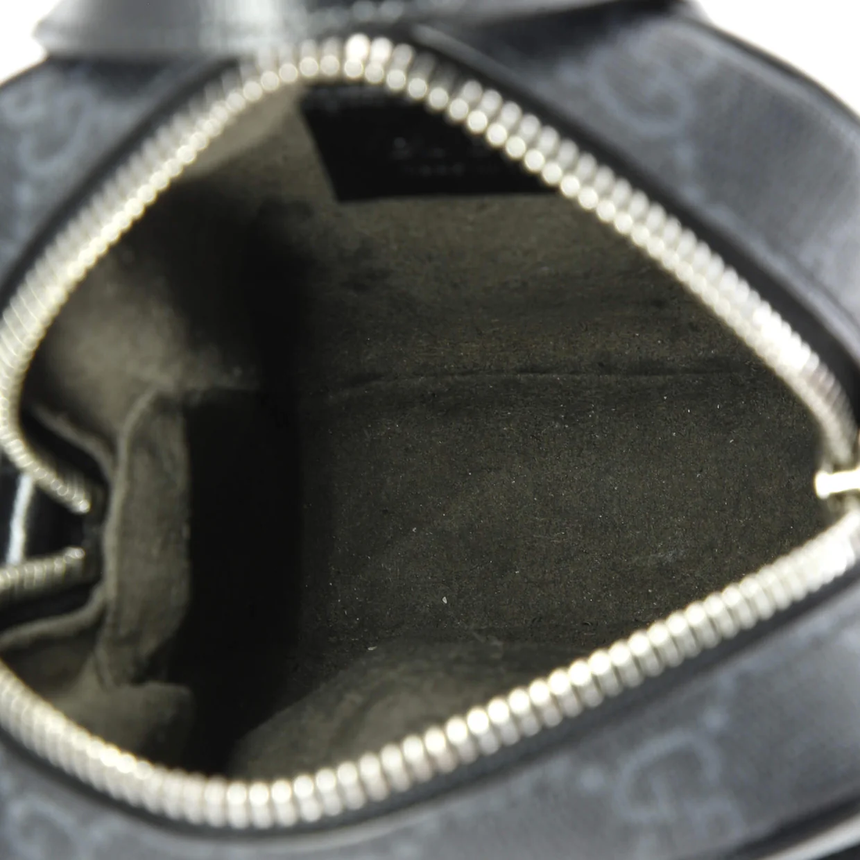 Interlocking G Patch Top Handle Crossbody Bag GG Coated Canvas Mini - Deep Luxury