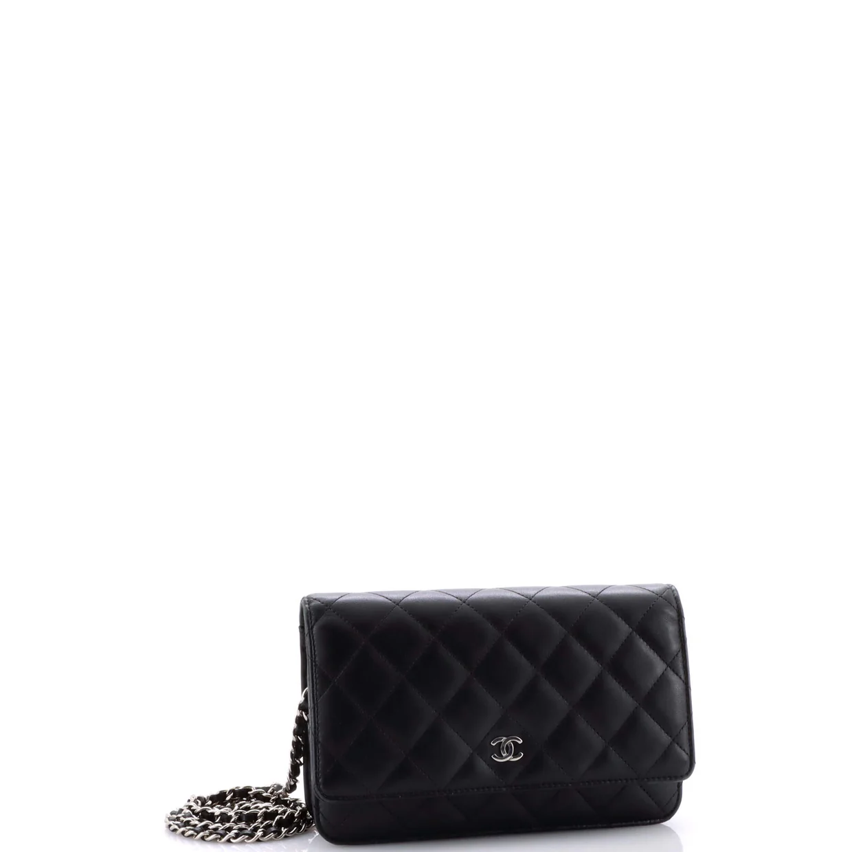 Wallet on Chain Quilted Lambskin - Deep Luxury