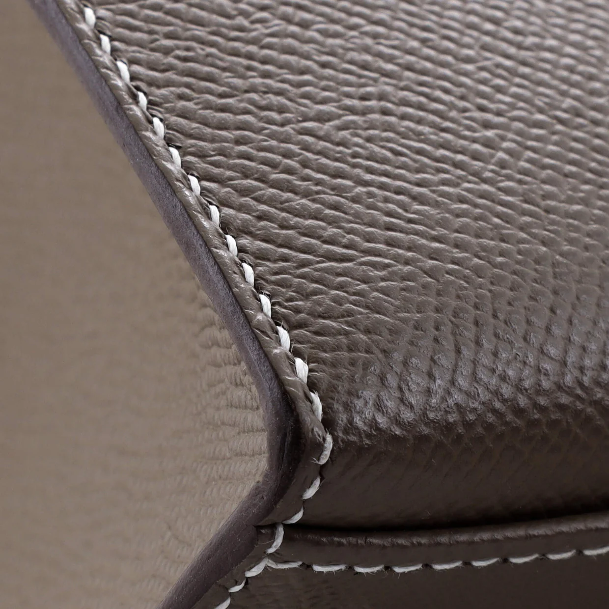 Kelly Handbag Grey Epsom with Palladium Hardware 28 - Deep Luxury