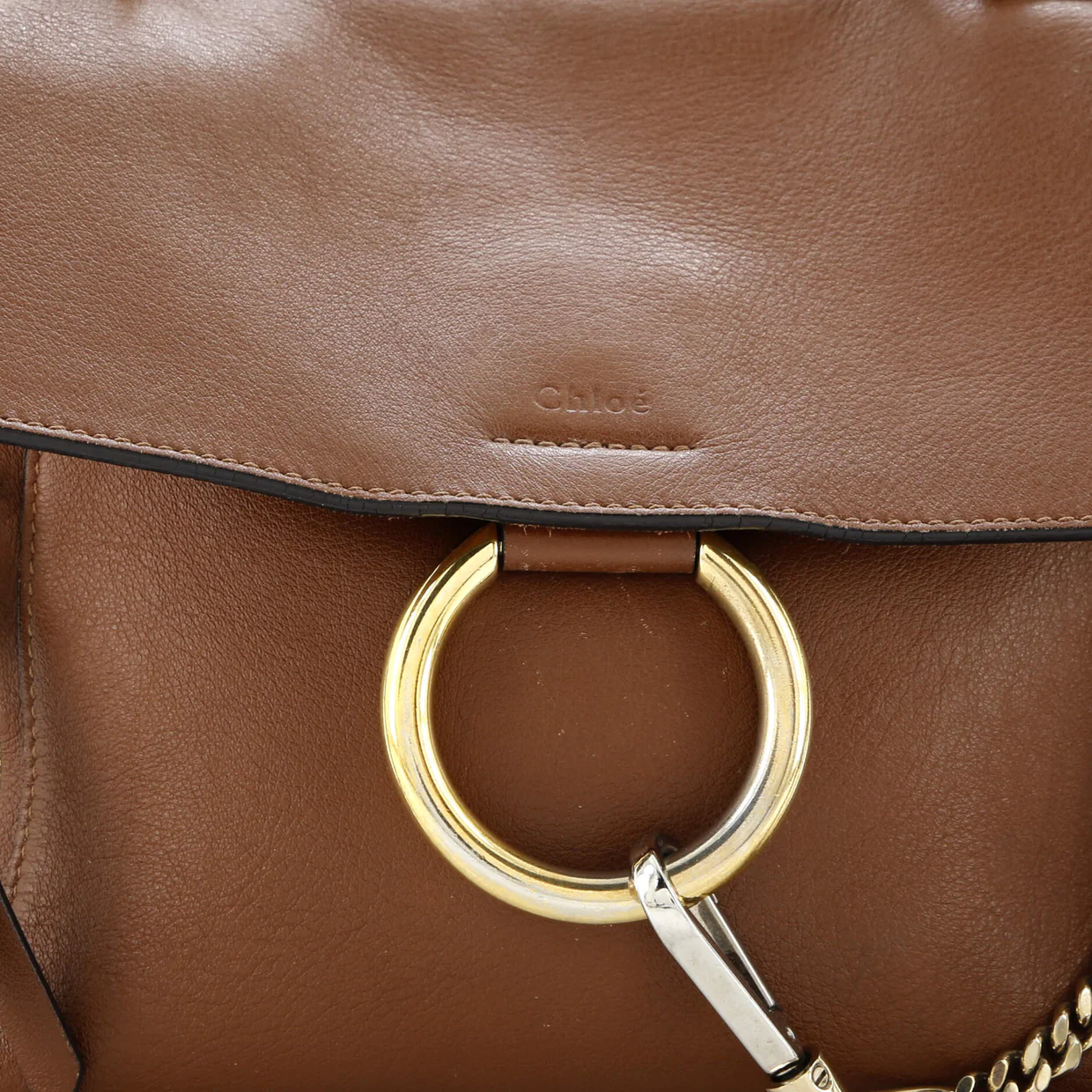 Faye Day Bag Leather Medium - Deep Luxury