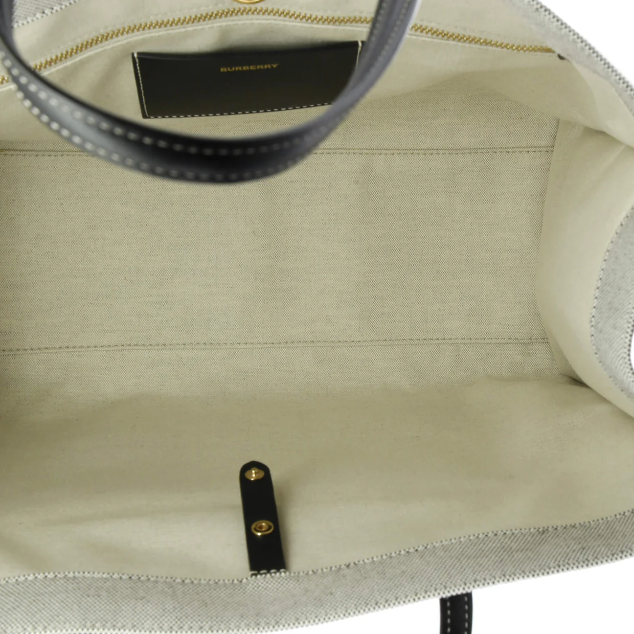 Freya Shopping Tote Canvas with Leather Medium - Deep Luxury