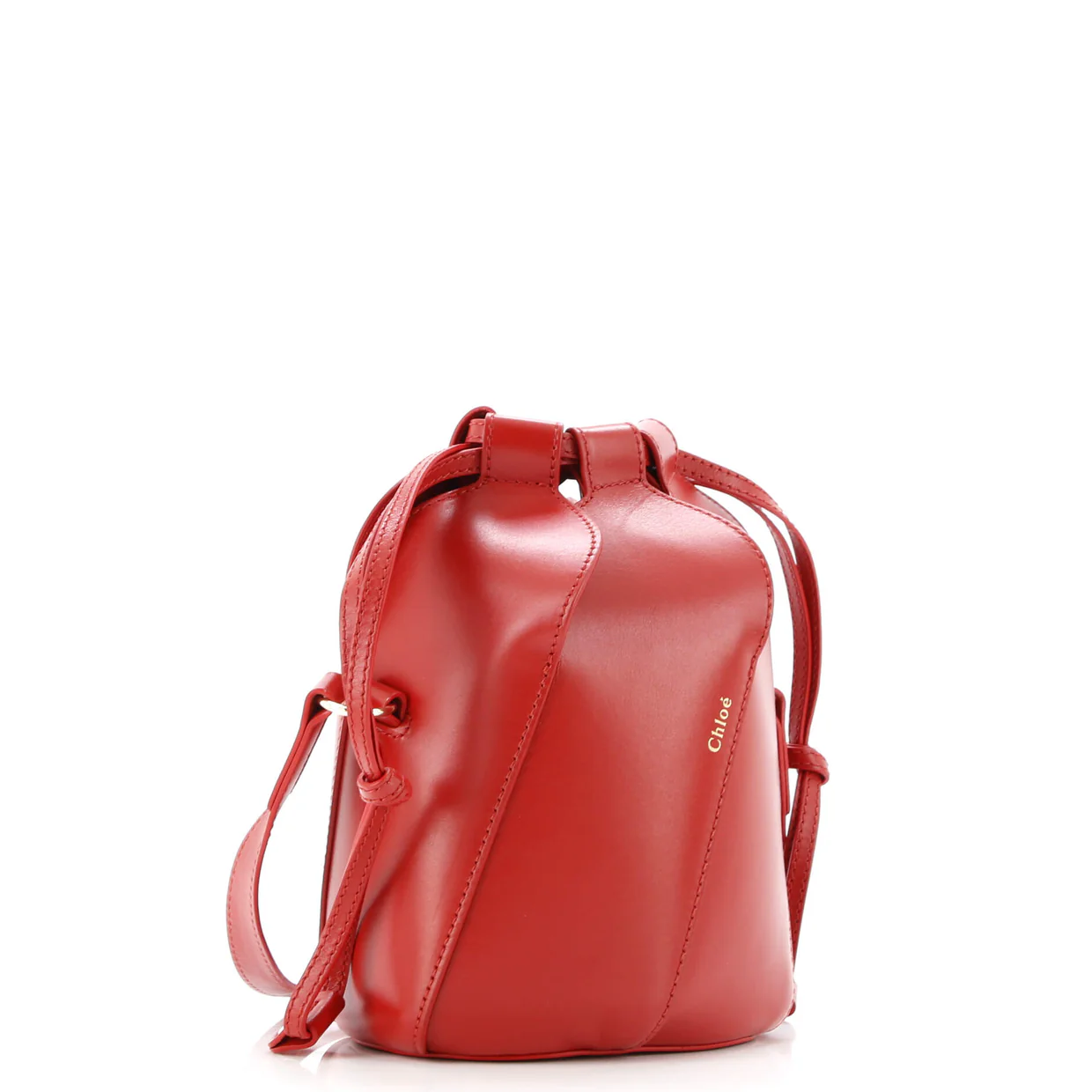 Tulip Bucket Bag Leather Small - Deep Luxury