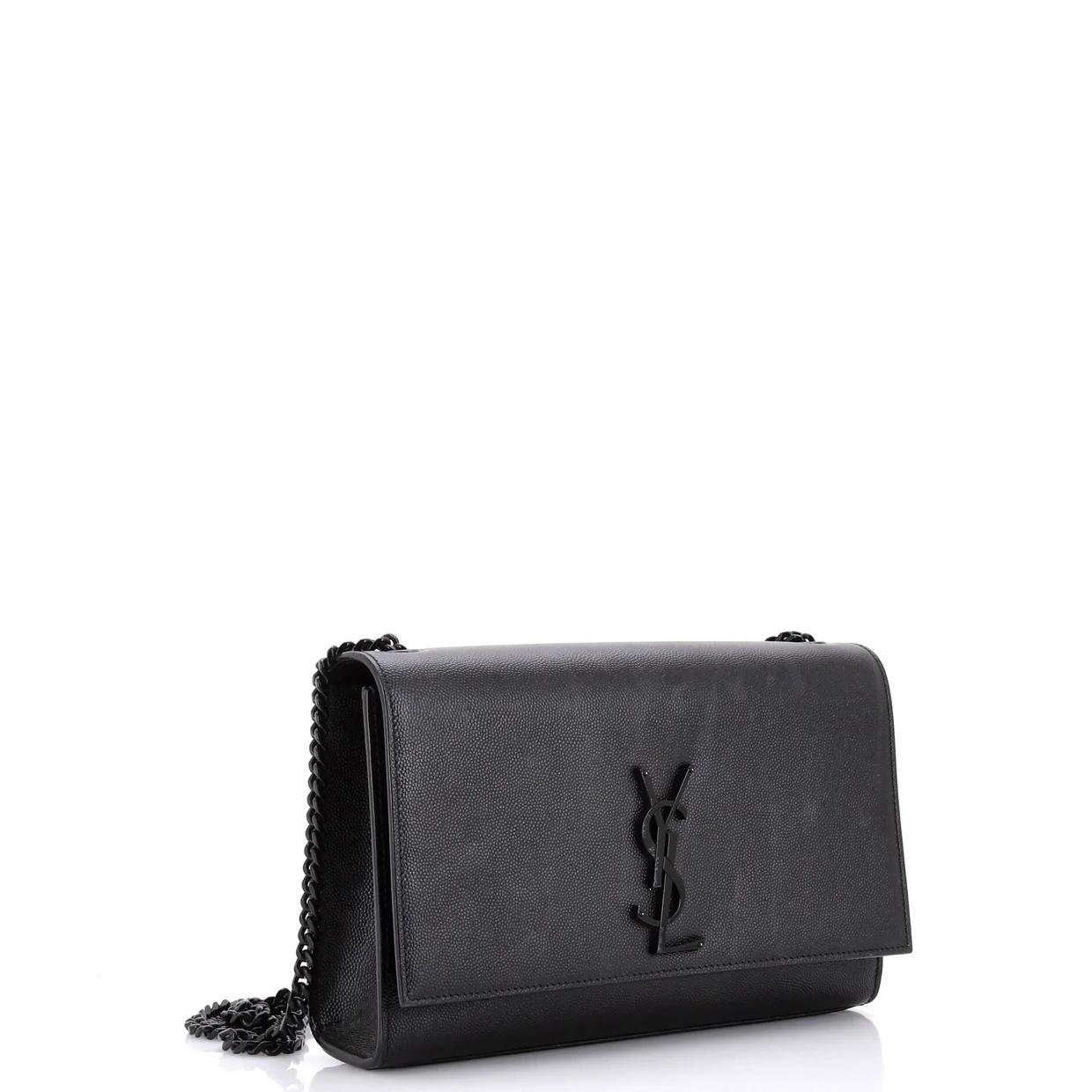 Classic Monogram Crossbody Bag Grainy Leather Medium - Deep Luxury
