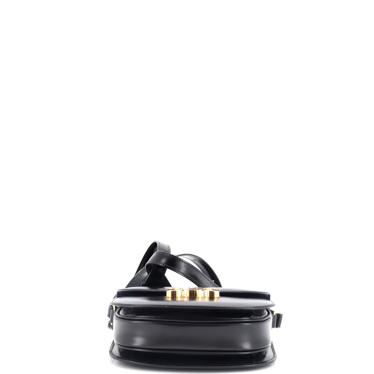 Triomphe Besace Clea Flap Bag Leather - Deep Luxury