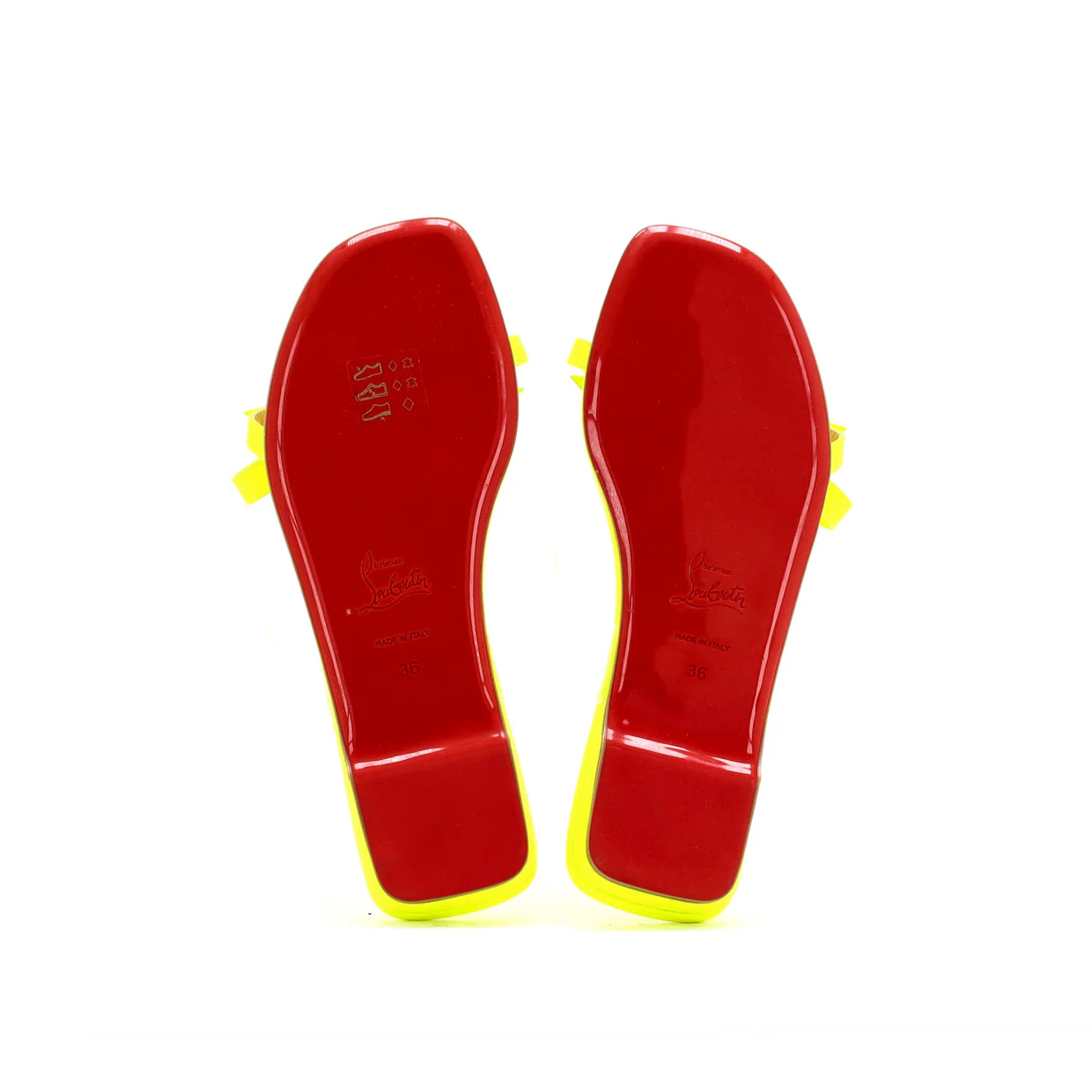 Women's Just Nodo Flat Slide Sandals Patent and PVC - Deep Luxury