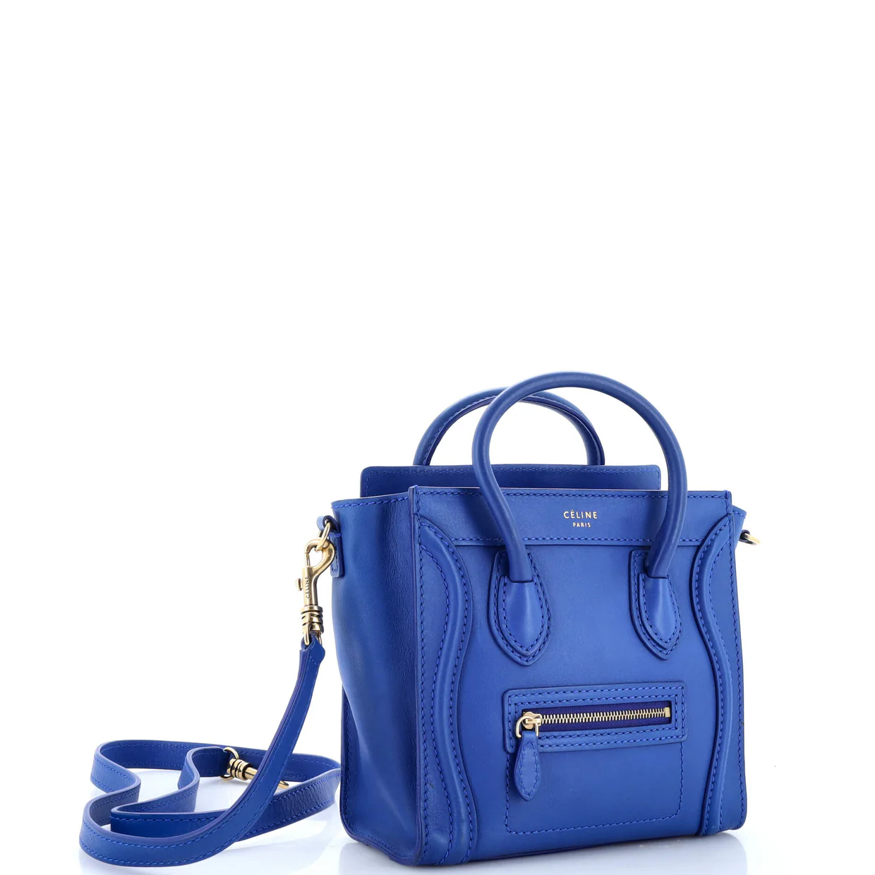 Luggage Bag Smooth Leather Nano - Deep Luxury