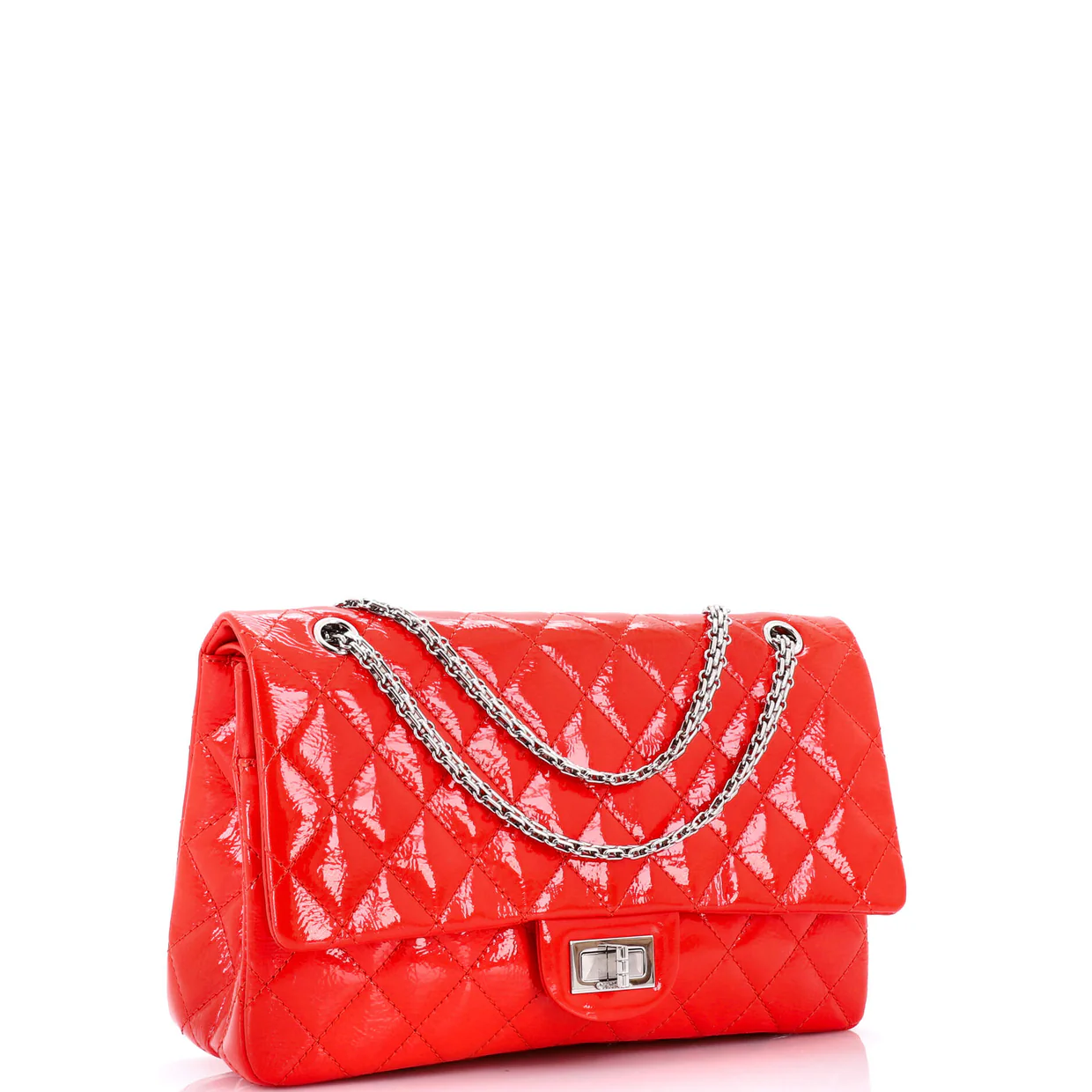 Reissue 2.55 Flap Bag Quilted Crinkled Patent 227 - Deep Luxury
