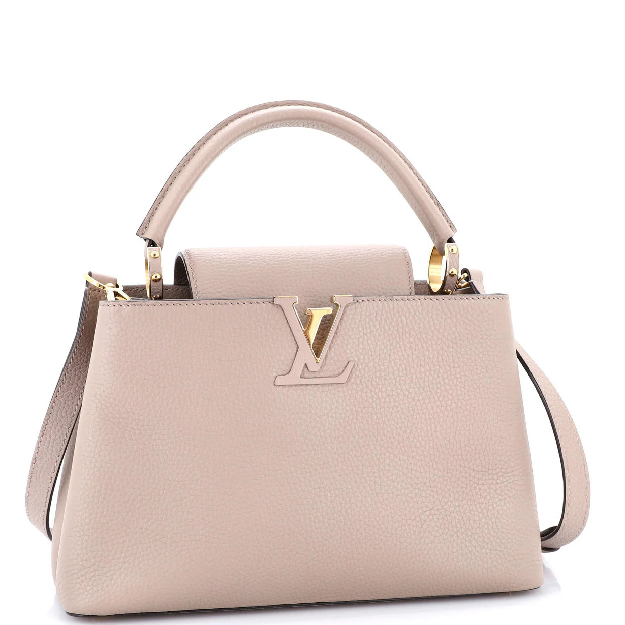 Capucines Bag Leather PM - Deep Luxury