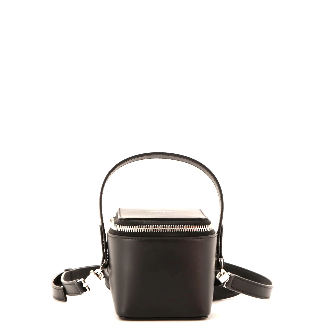 Gancicni Top Handle Vanity Case Leather Mini - Deep Luxury