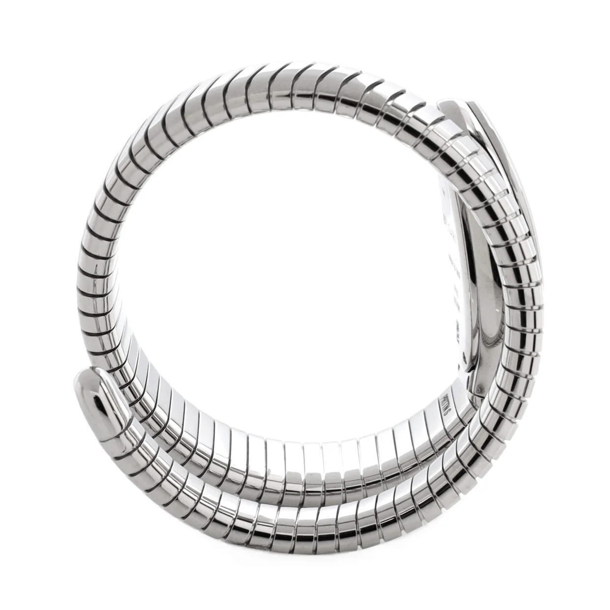 Serpenti Tubogas Single Spiral Quartz Watch Stainless Steel 23 - Deep Luxury