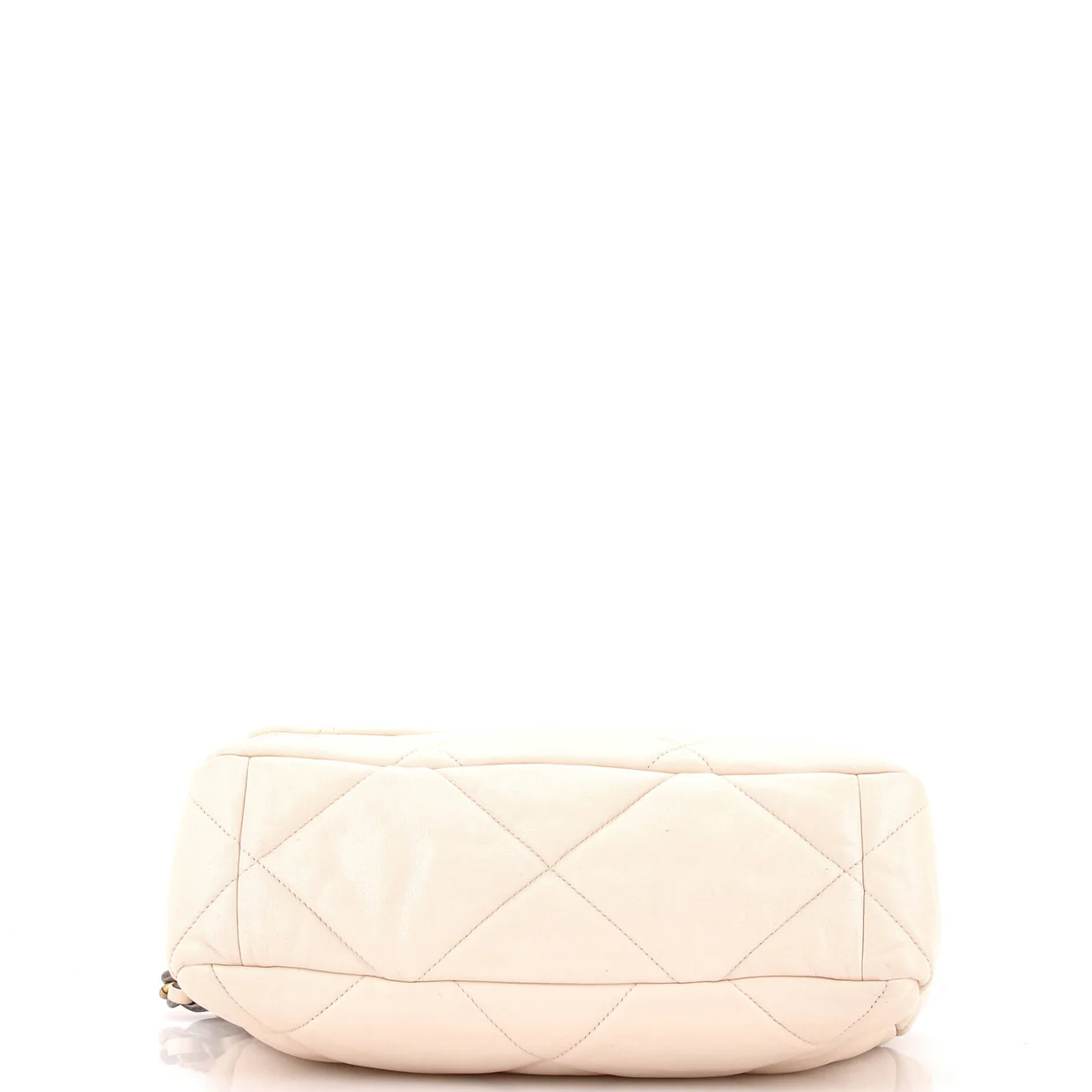 19 Flap Bag Quilted Leather Large - Deep Luxury