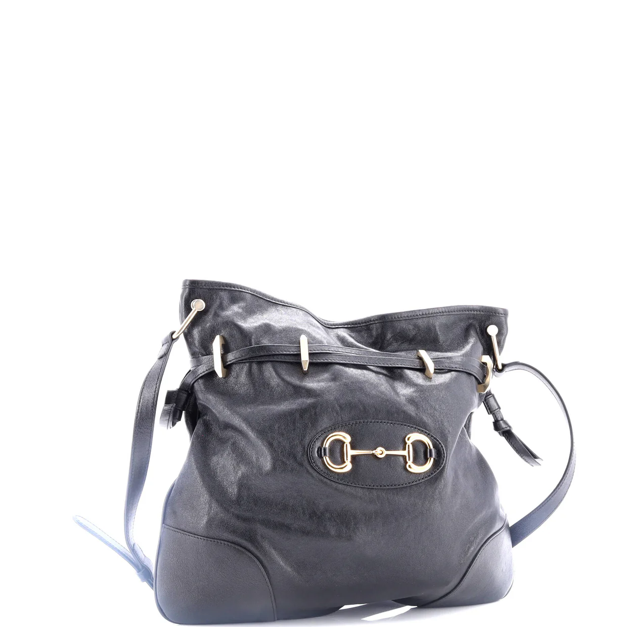 Horsebit 1955 Messenger Bag Leather Large - Deep Luxury