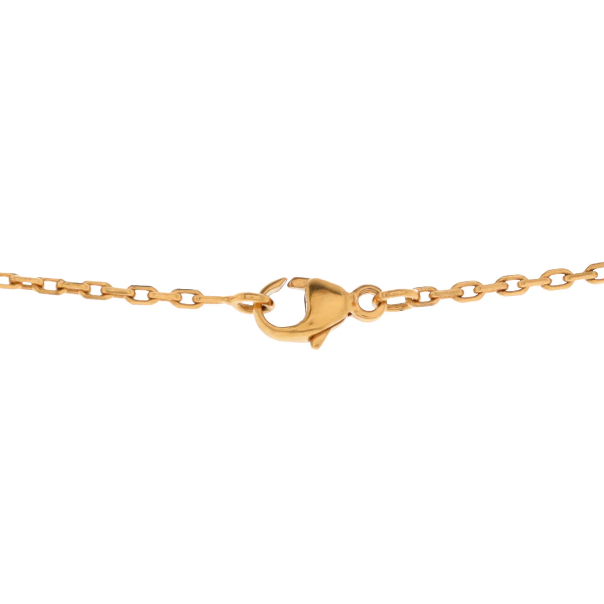 Pop H Pendant Chain Necklace Metal and Enamel - Deep Luxury