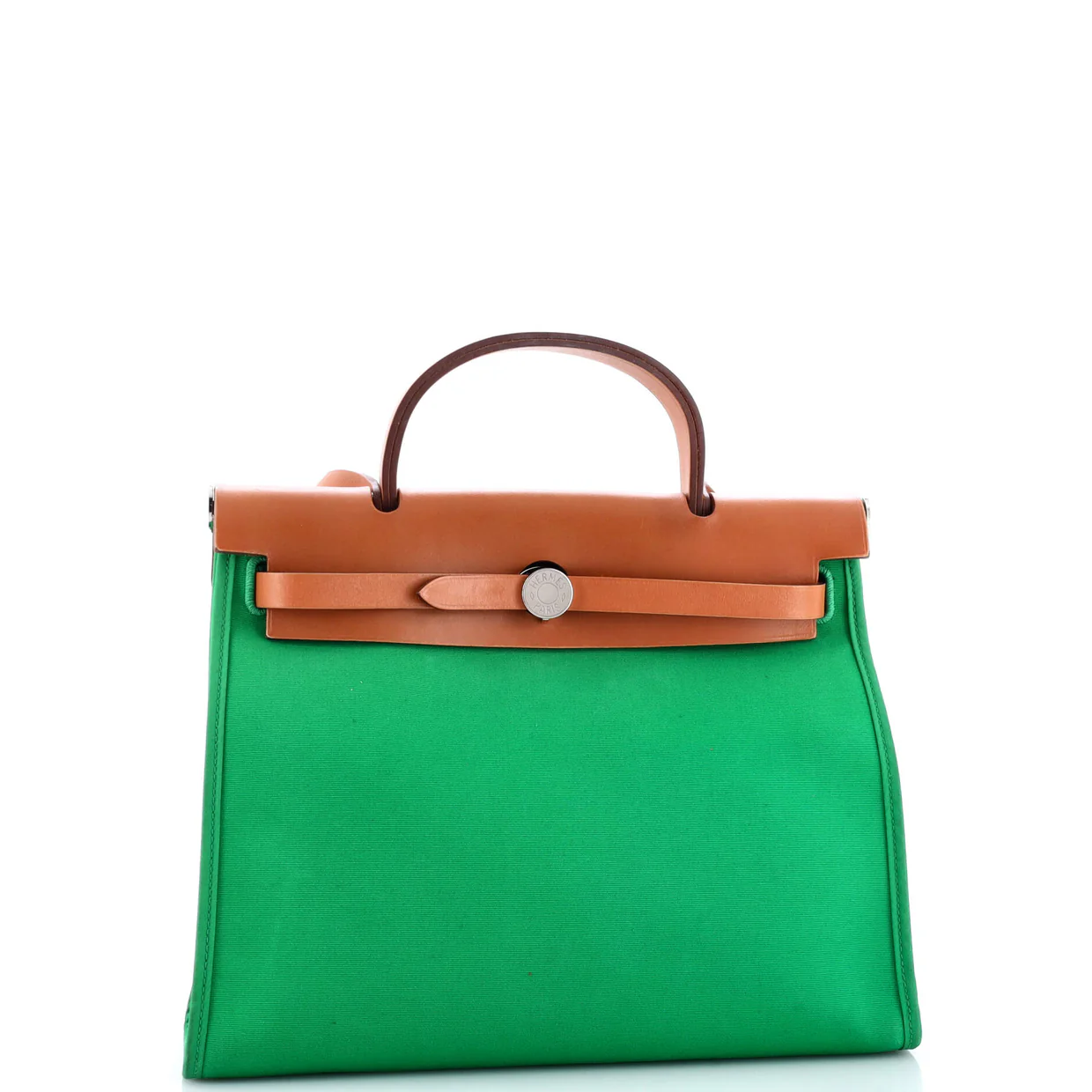 Herbag Zip Leather and Toile 31 - Deep Luxury