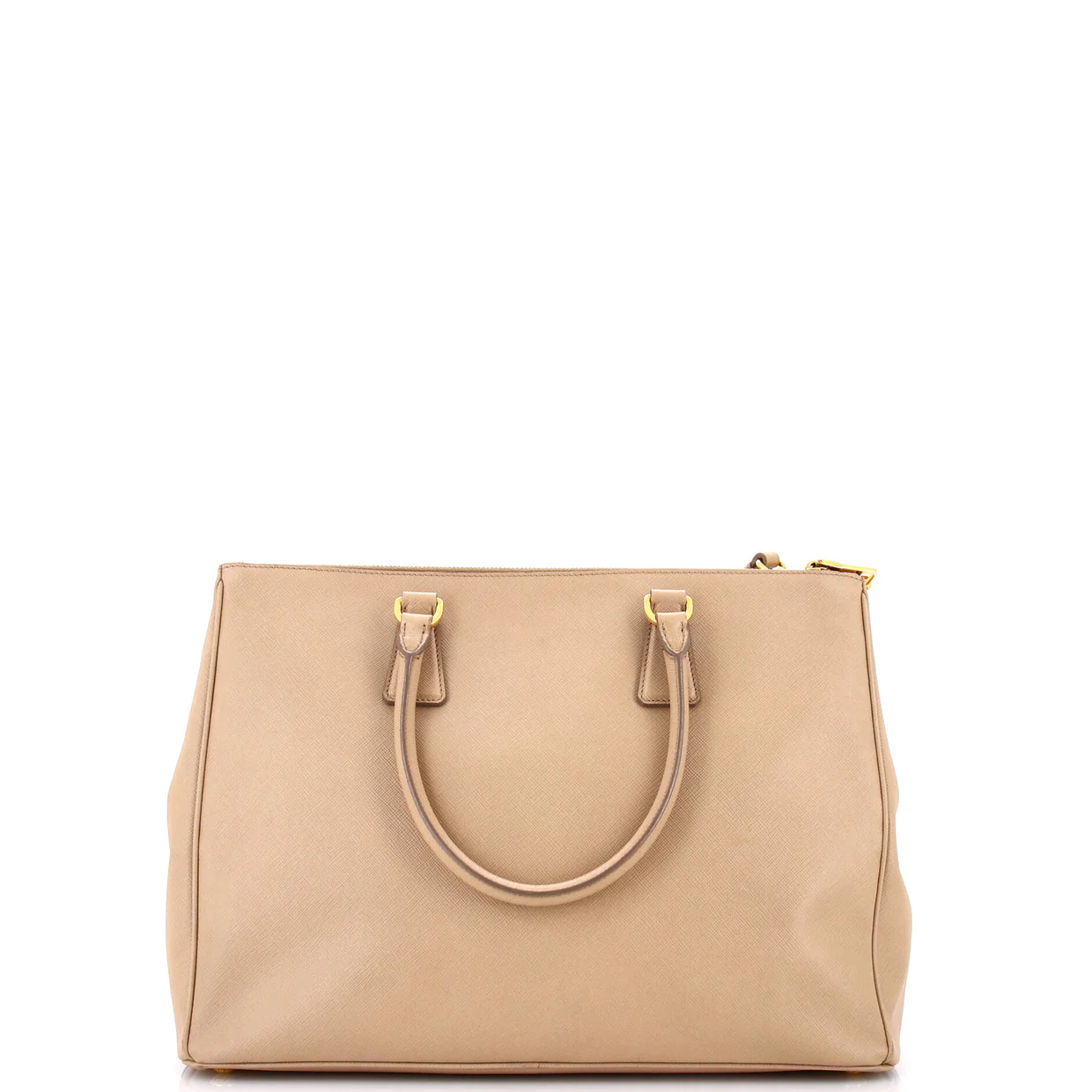 Double Zip Lux Tote Saffiano Leather Medium - Deep Luxury