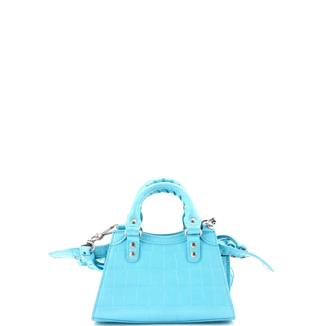 Neo Classic City Bag Crocodile Embossed Leather Nano - Deep Luxury