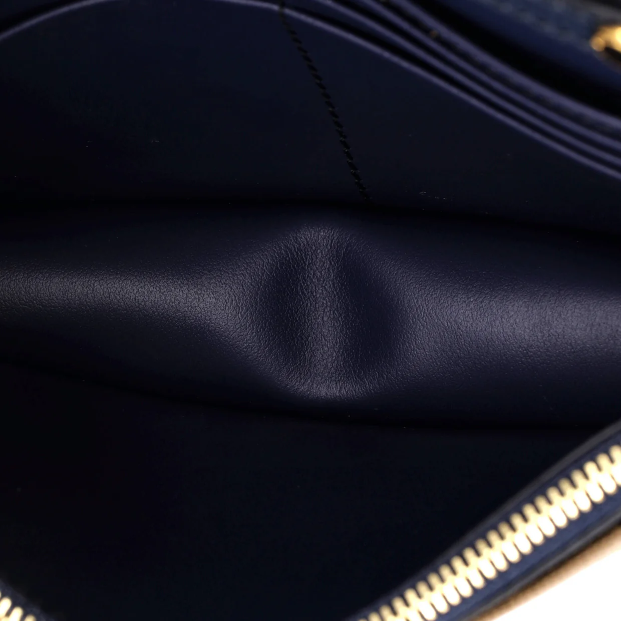 Hampshire Wallet on Strap Leather and House Check Canvas - Deep Luxury