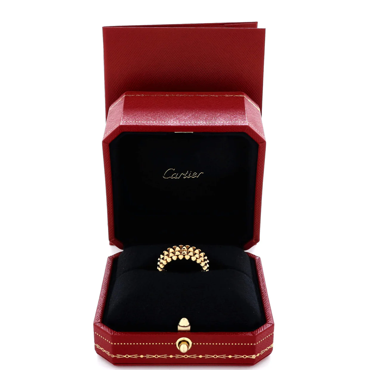 Clash de Cartier 2 Row Ring 18K Yellow Gold Large - Deep Luxury