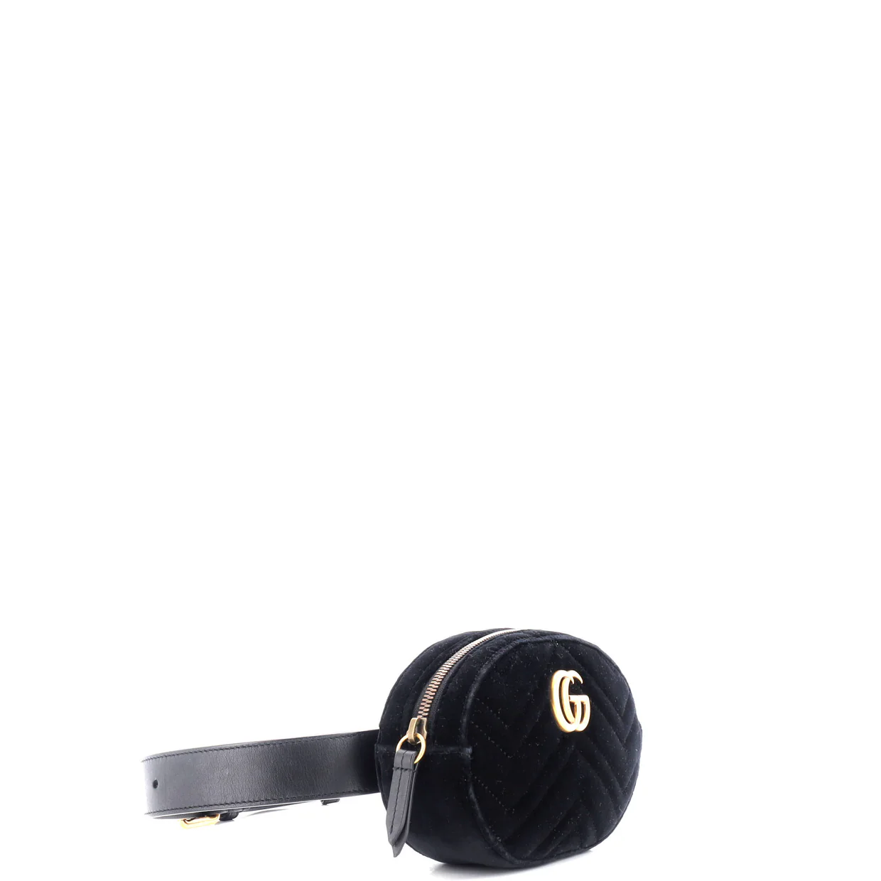 GG Marmont Belt Bag Matelasse Velvet - Deep Luxury