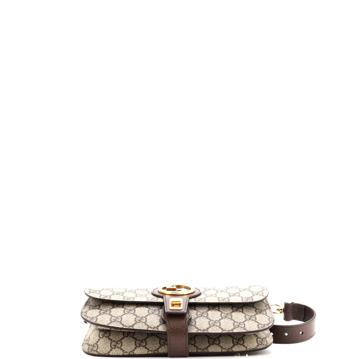 Blondie Flap Pocket Belt bag GG Coated Canvas - Deep Luxury