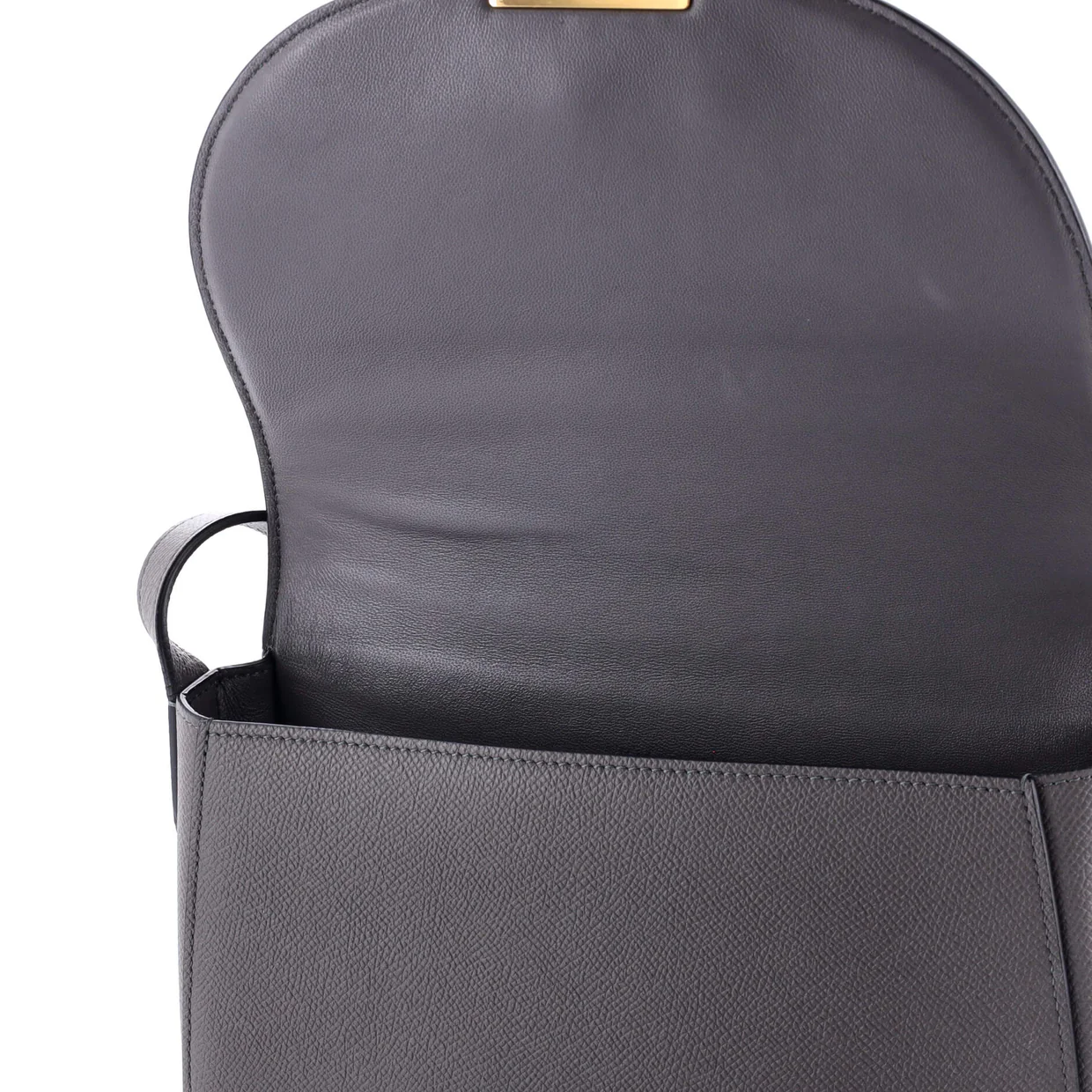 Trotteur Crossbody Bag Grainy Leather Medium - Deep Luxury