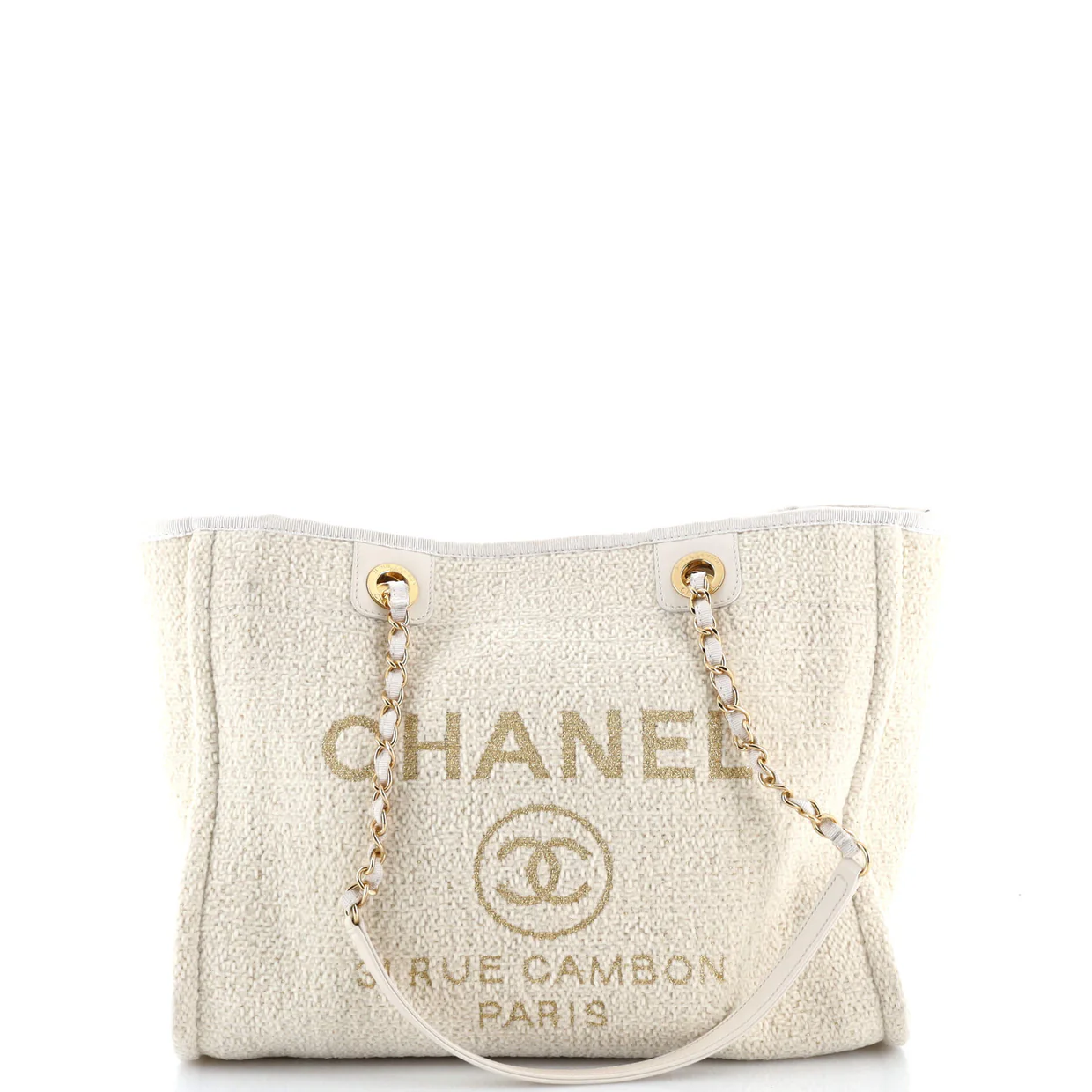 Deauville Tote Boucle Small - Deep Luxury