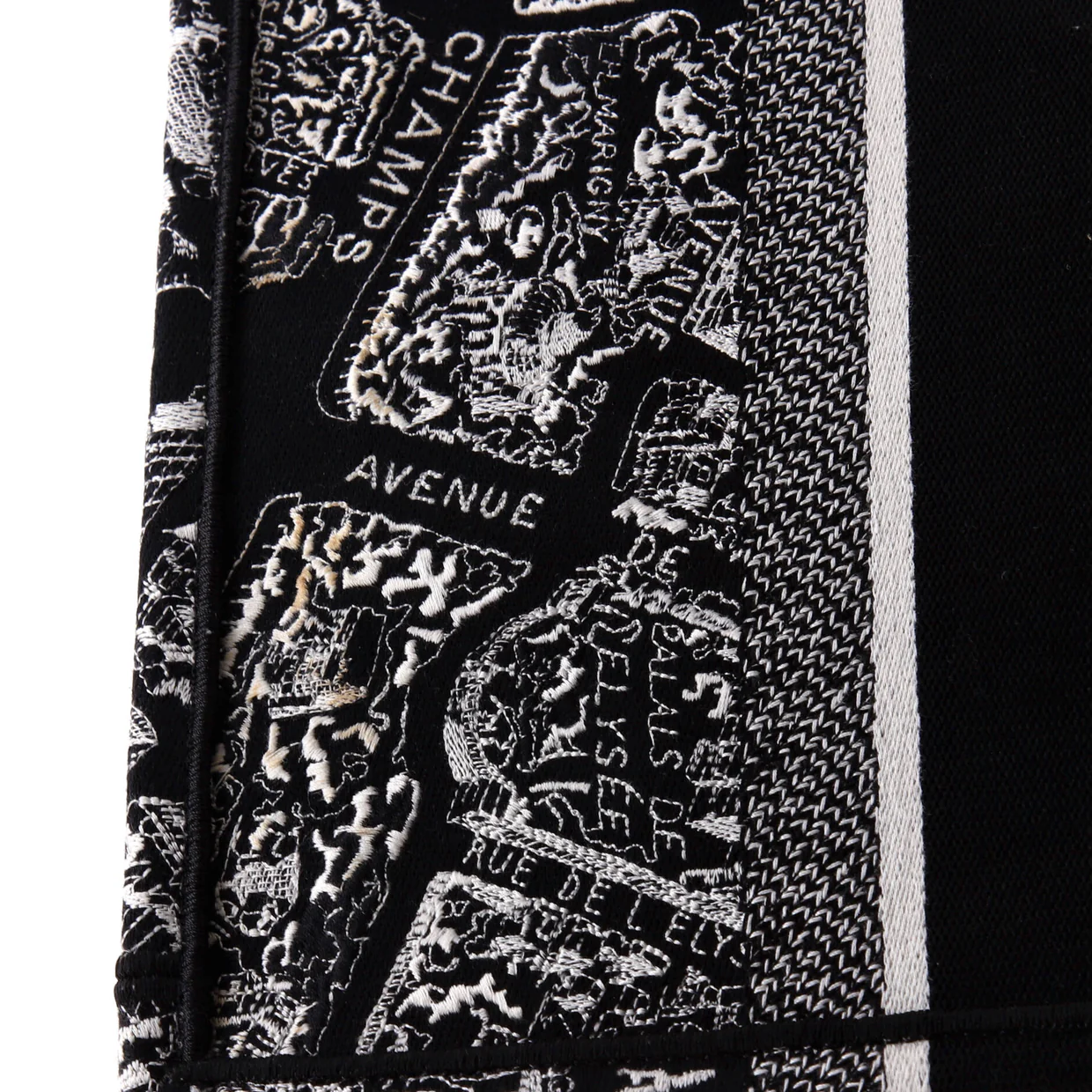 Book Tote Embroidered Canvas Medium - Deep Luxury