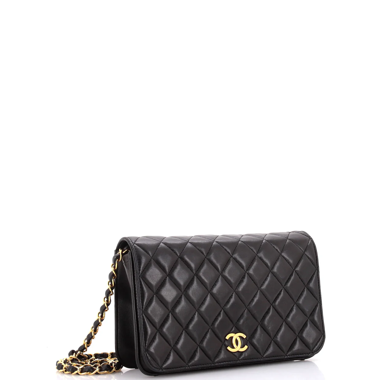 Vintage Full Flap Bag Quilted Lambskin Medium - Deep Luxury