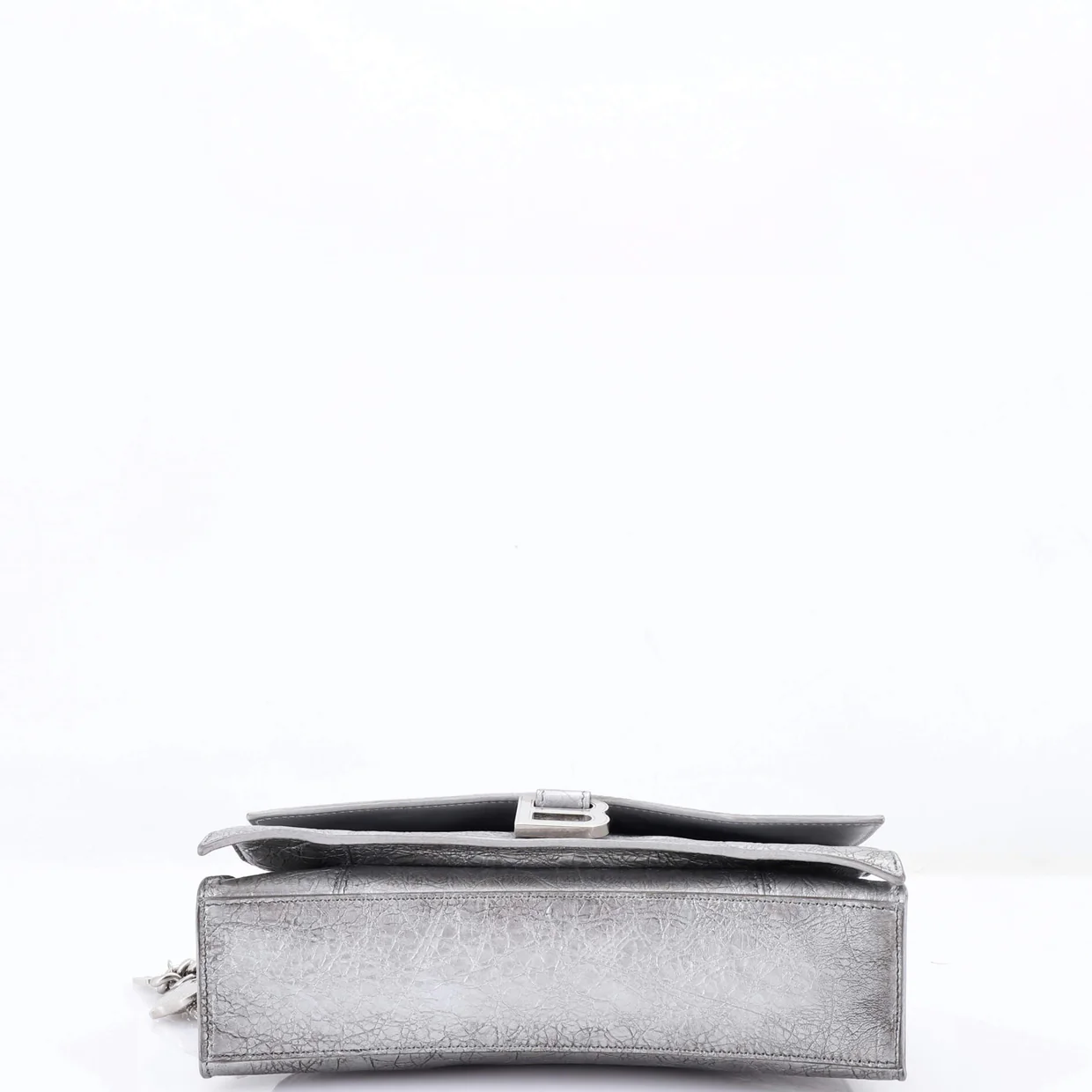 Crush Charm Chain Flap Bag Leather Small - Deep Luxury