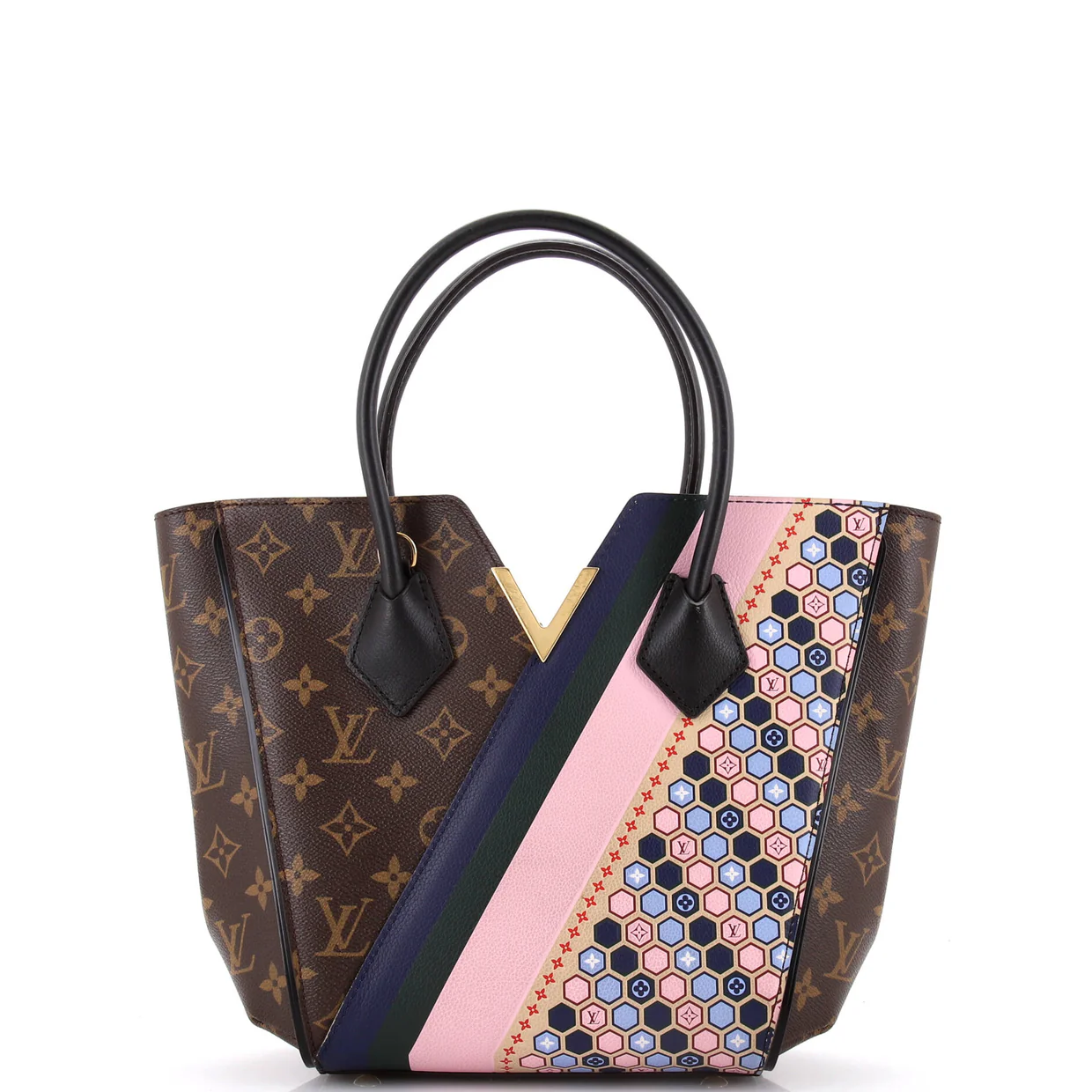 Kimono Handbag Limited Edition Monogram Canvas and Leather MM - Deep Luxury