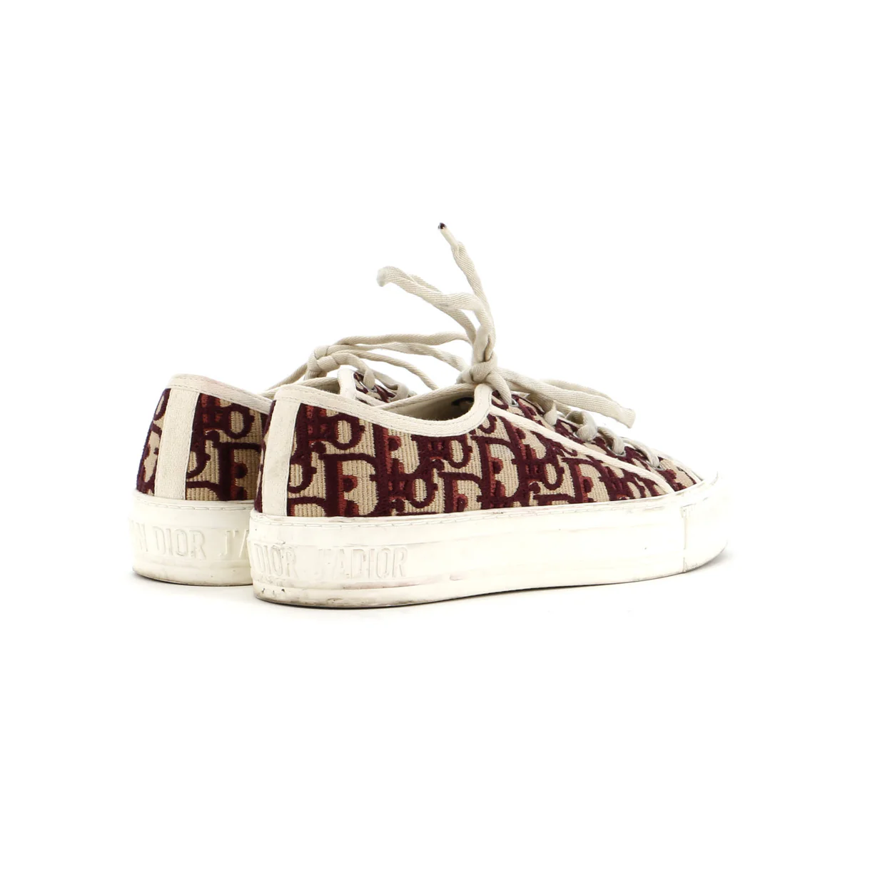 Women's Walk'N'Dior Sneakers Oblique Canvas - Deep Luxury