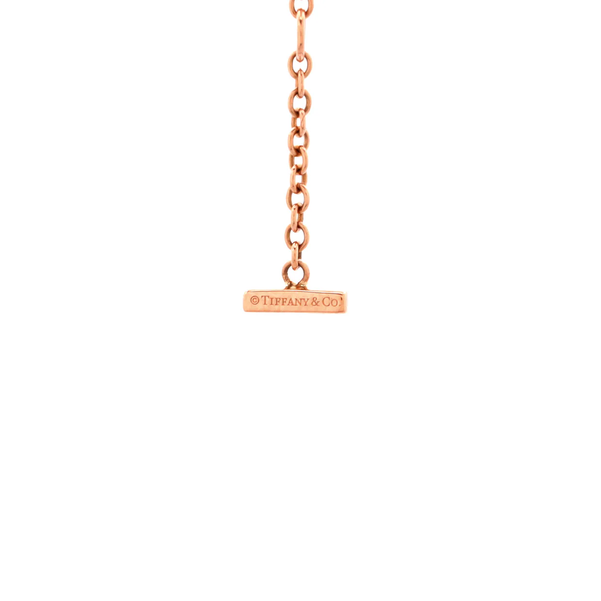 T Smile Chain Bracelet 18K Rose Gold Medium - Deep Luxury