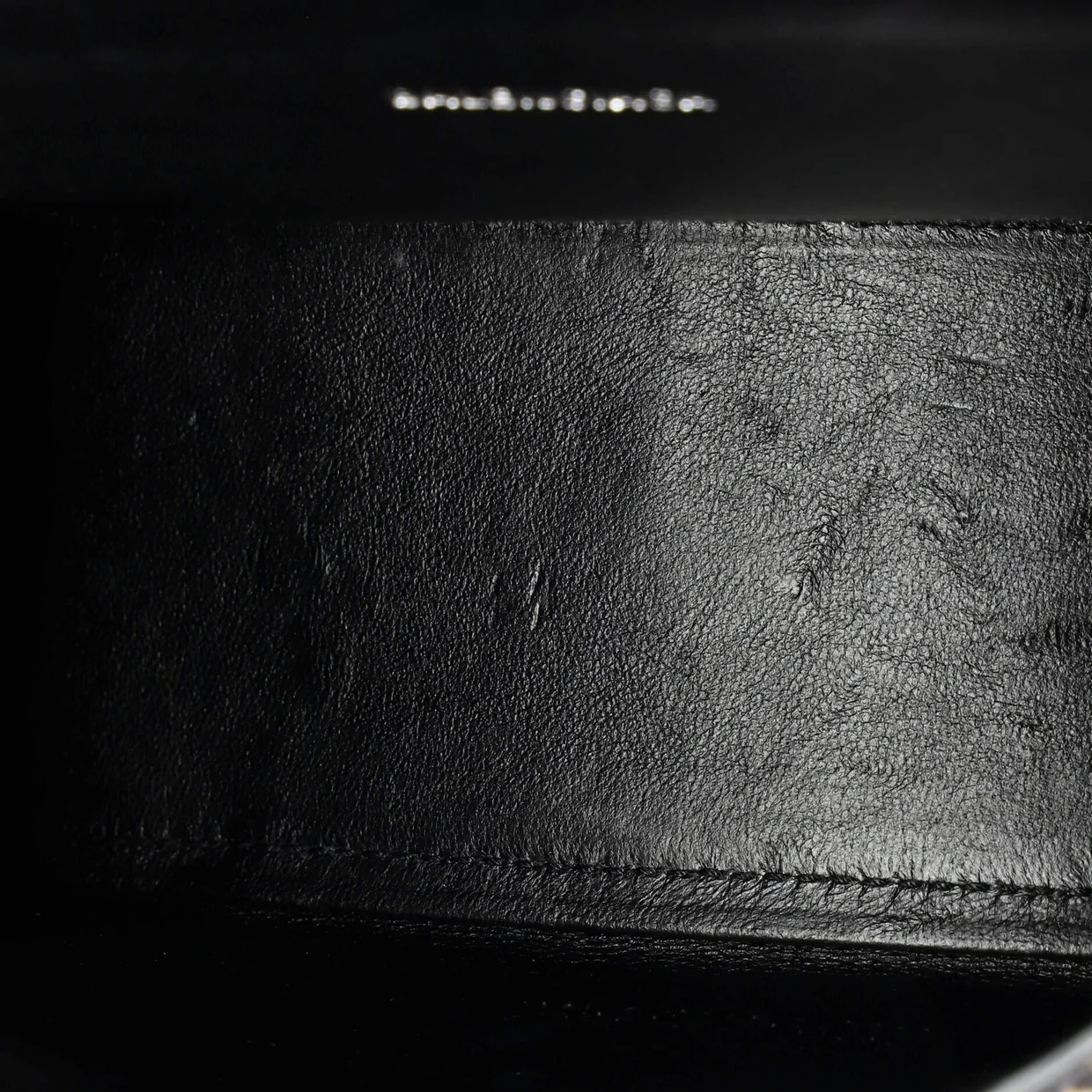 Hourglass Top Handle Bag Python Embossed Leather XS - Deep Luxury