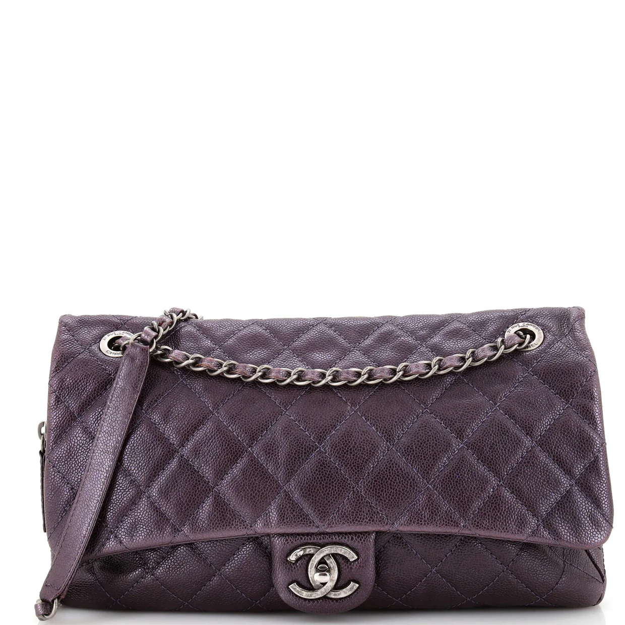 Easy Flap Bag Quilted Caviar Jumbo - Deep Luxury