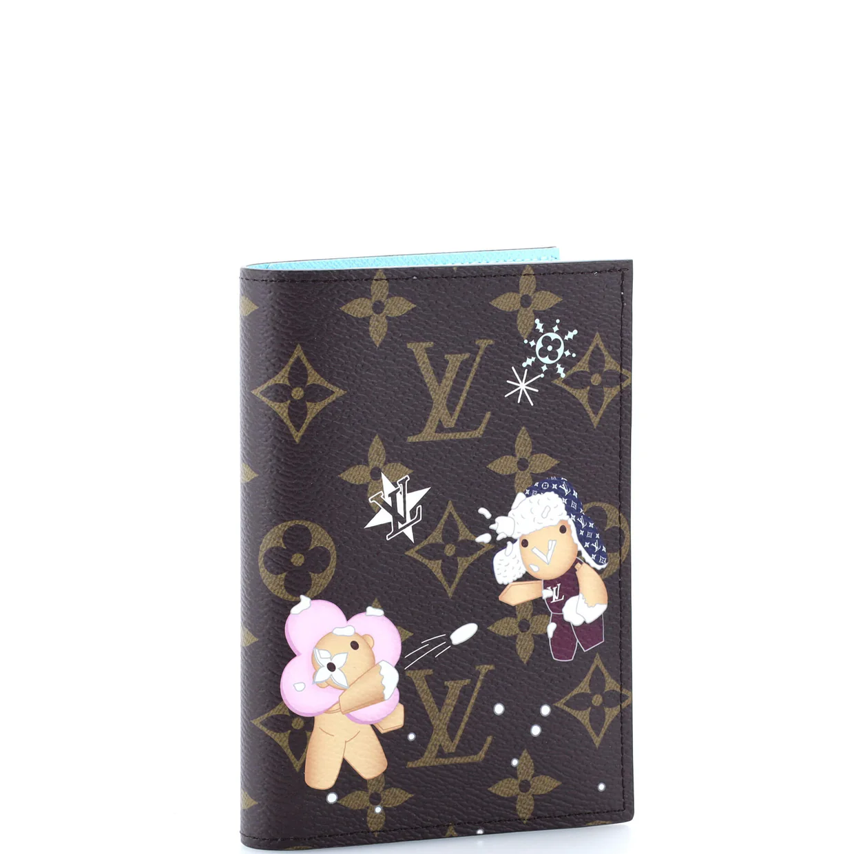 Passport Cover Limited Edition Vivienne Xmas Monogram Canvas - Deep Luxury