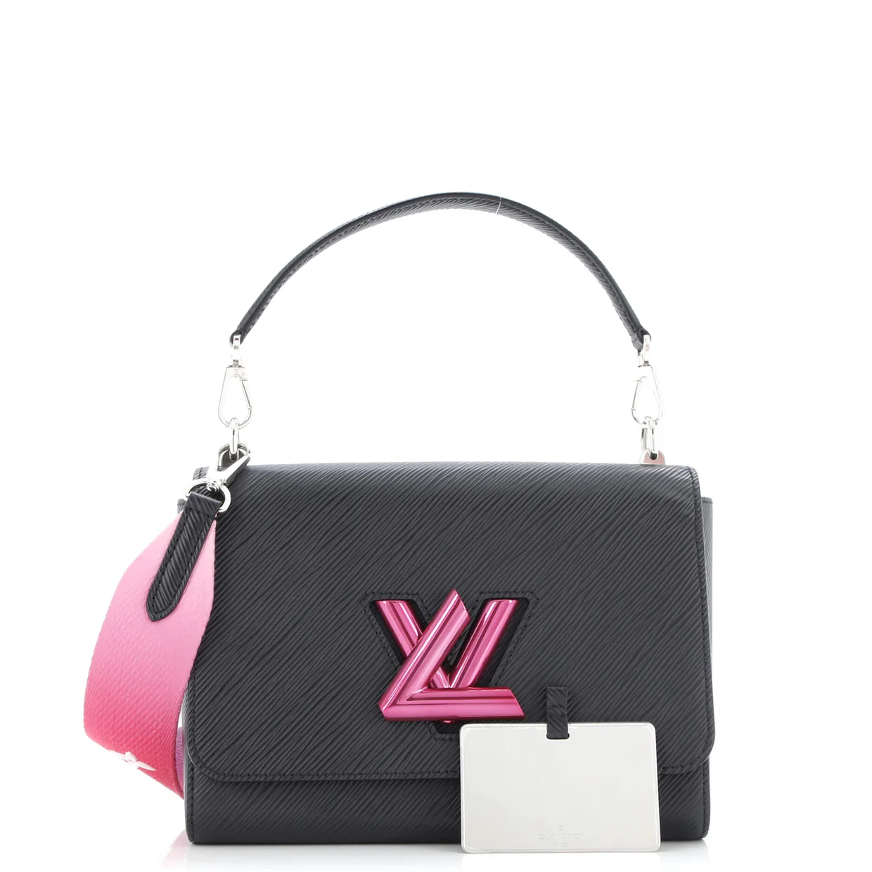 Twist Strap Top Handle Bag Epi Leather MM - Deep Luxury