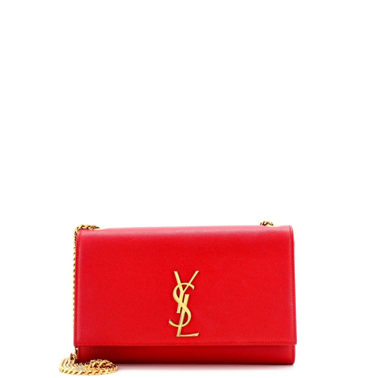 Classic Monogram Crossbody Bag Grainy Leather Medium - Deep Luxury