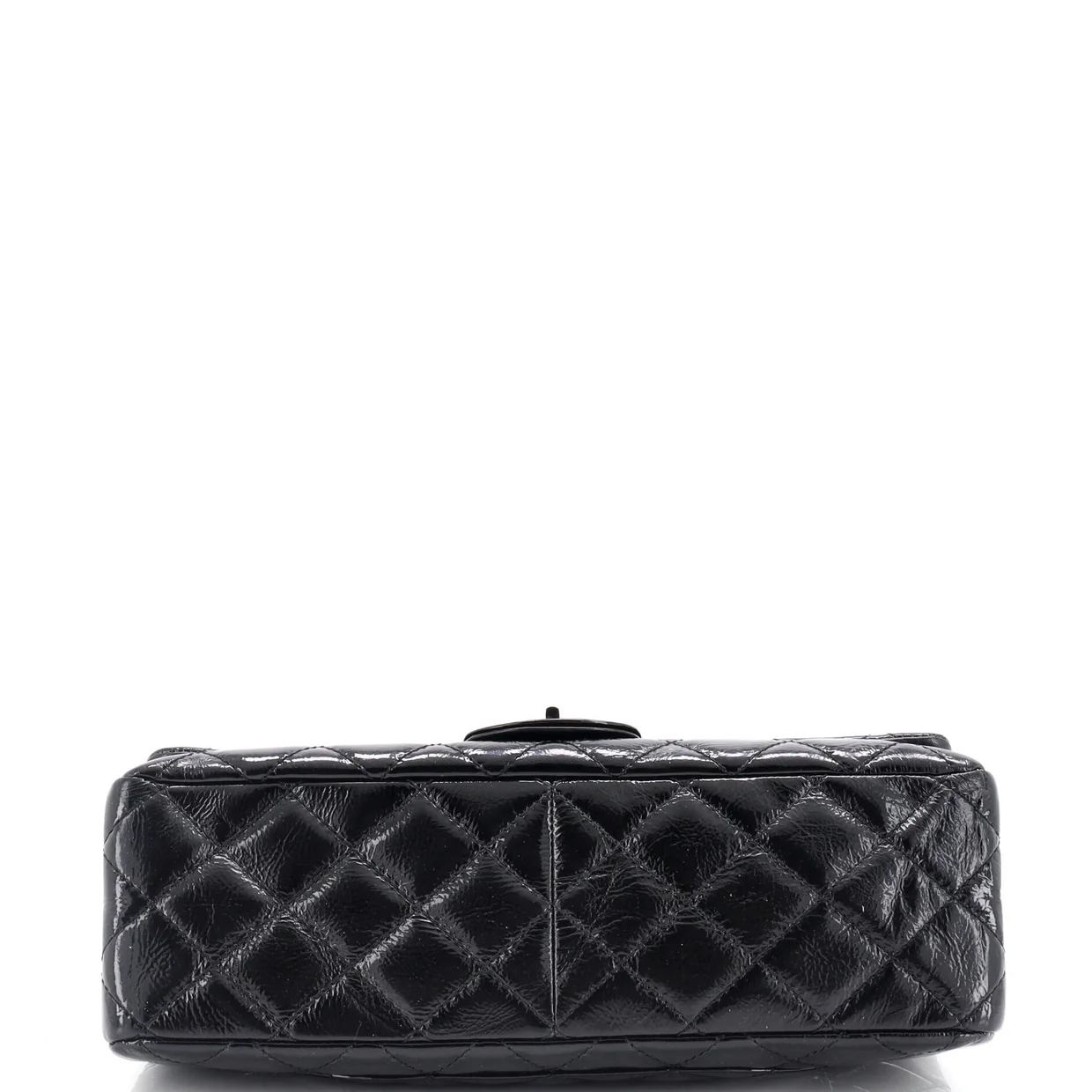 Reissue 2.55 Flap Bag Quilted Crinkled Patent 227 - Deep Luxury