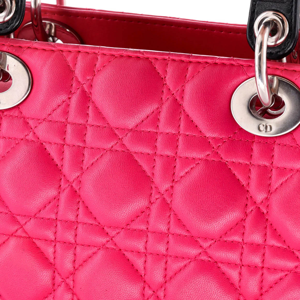 Lady Dior Bag Cannage Quilt Lambskin Medium - Deep Luxury