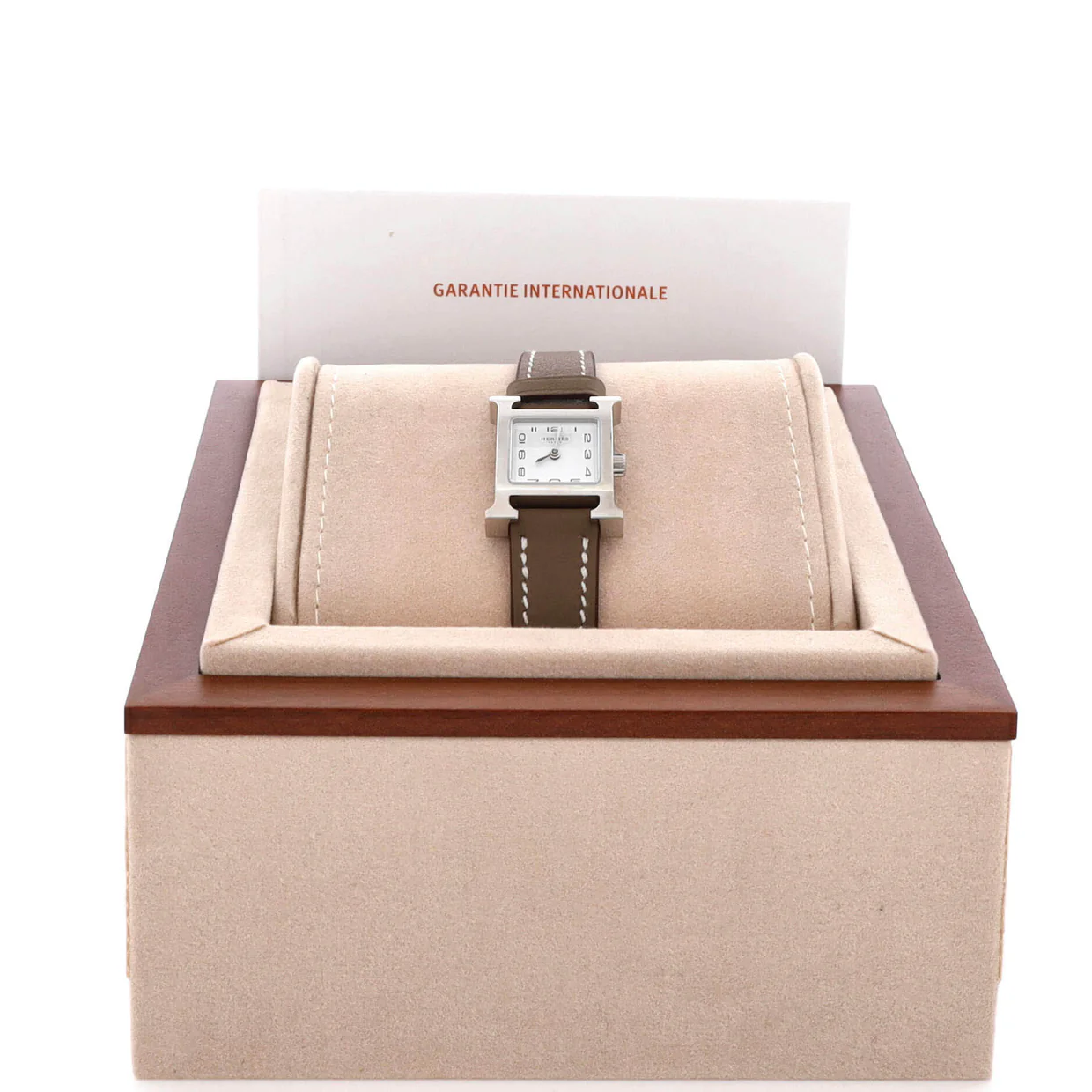Heure H Quartz Watch Plated Metal and Leather 17 - Deep Luxury