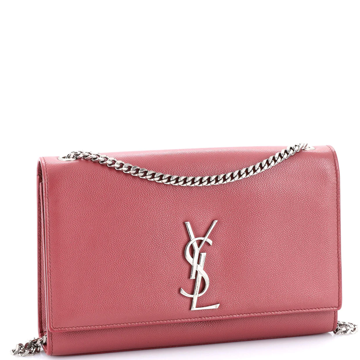 Classic Monogram Crossbody Bag Grainy Leather Medium - Deep Luxury