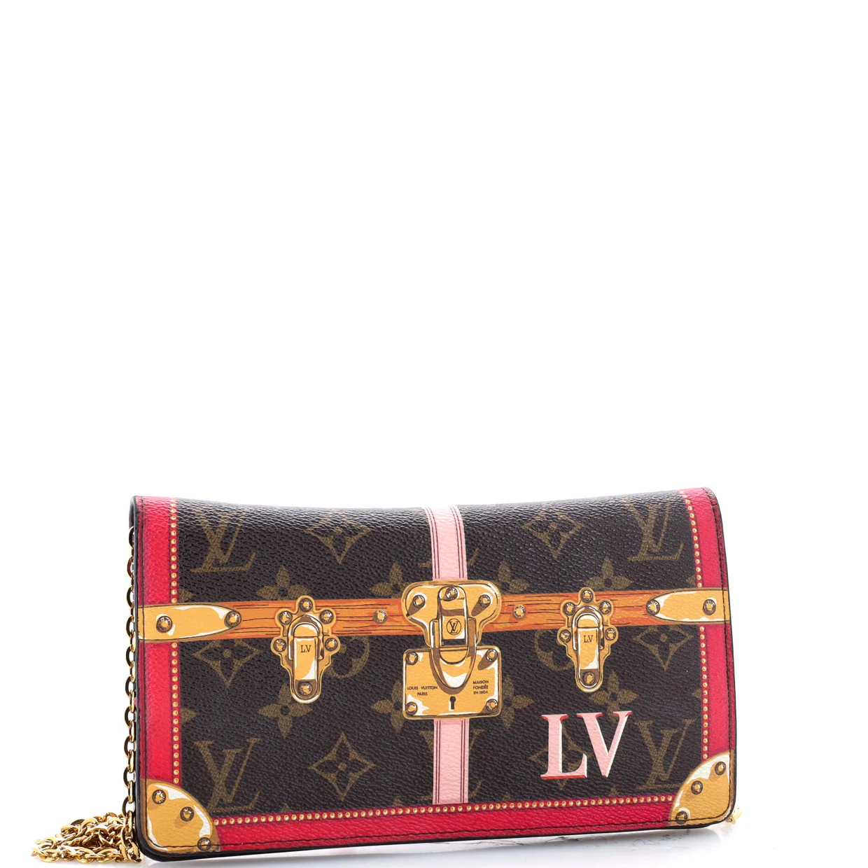 Weekend Pochette Limited Edition Summer Trunks Monogram Canvas - Deep Luxury