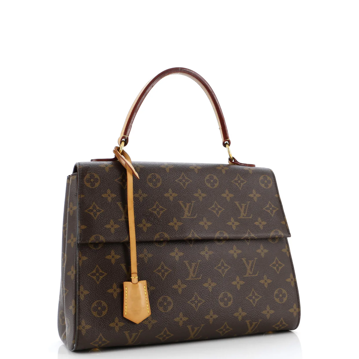 Cluny Top Handle Bag Monogram Canvas MM - Deep Luxury