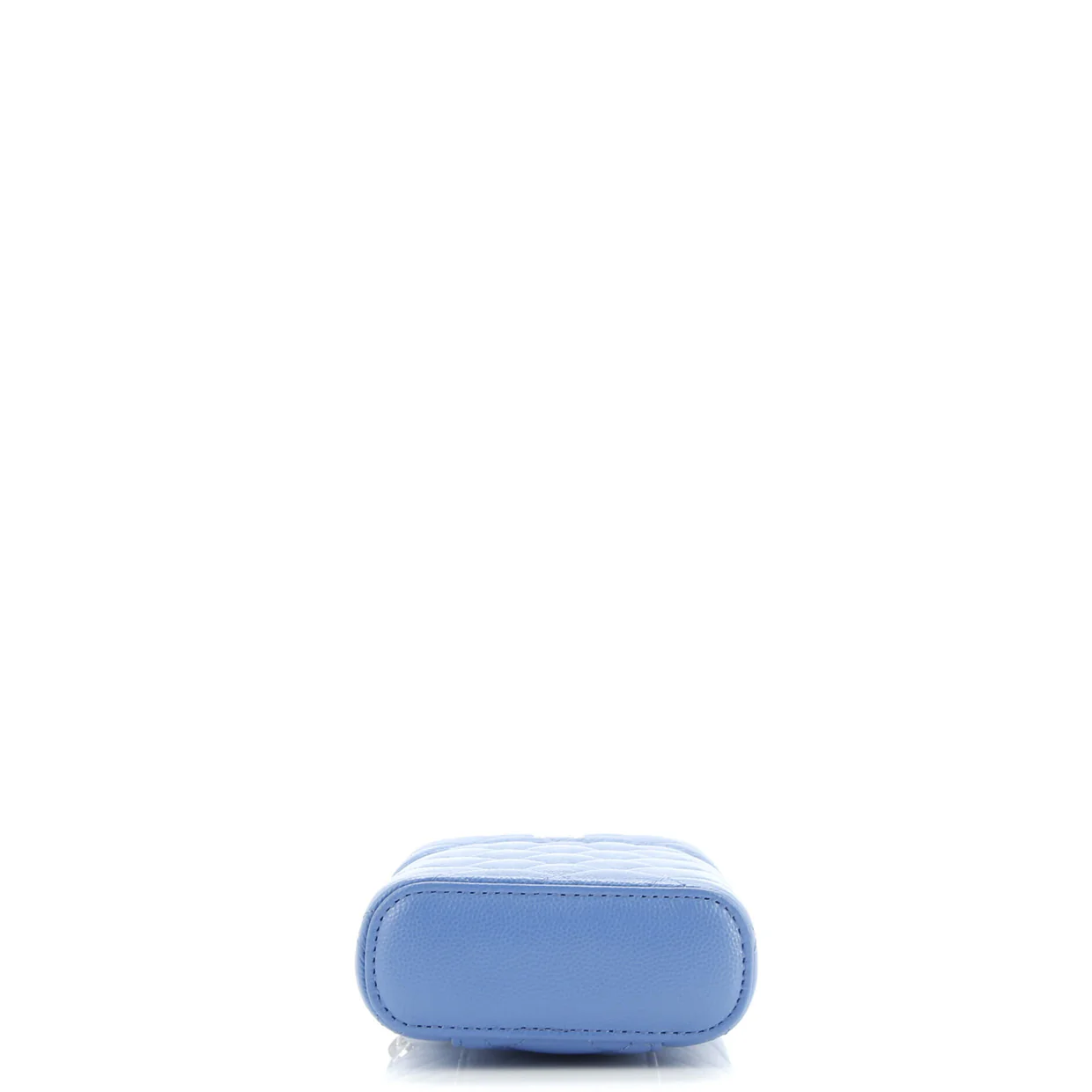 Classic Vanity Phone Holder with Chain Quilted Caviar - Deep Luxury