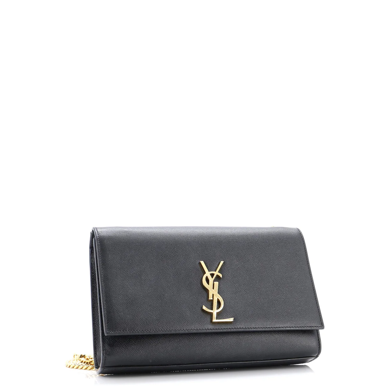 Classic Monogram Crossbody Bag Grainy Leather Medium - Deep Luxury