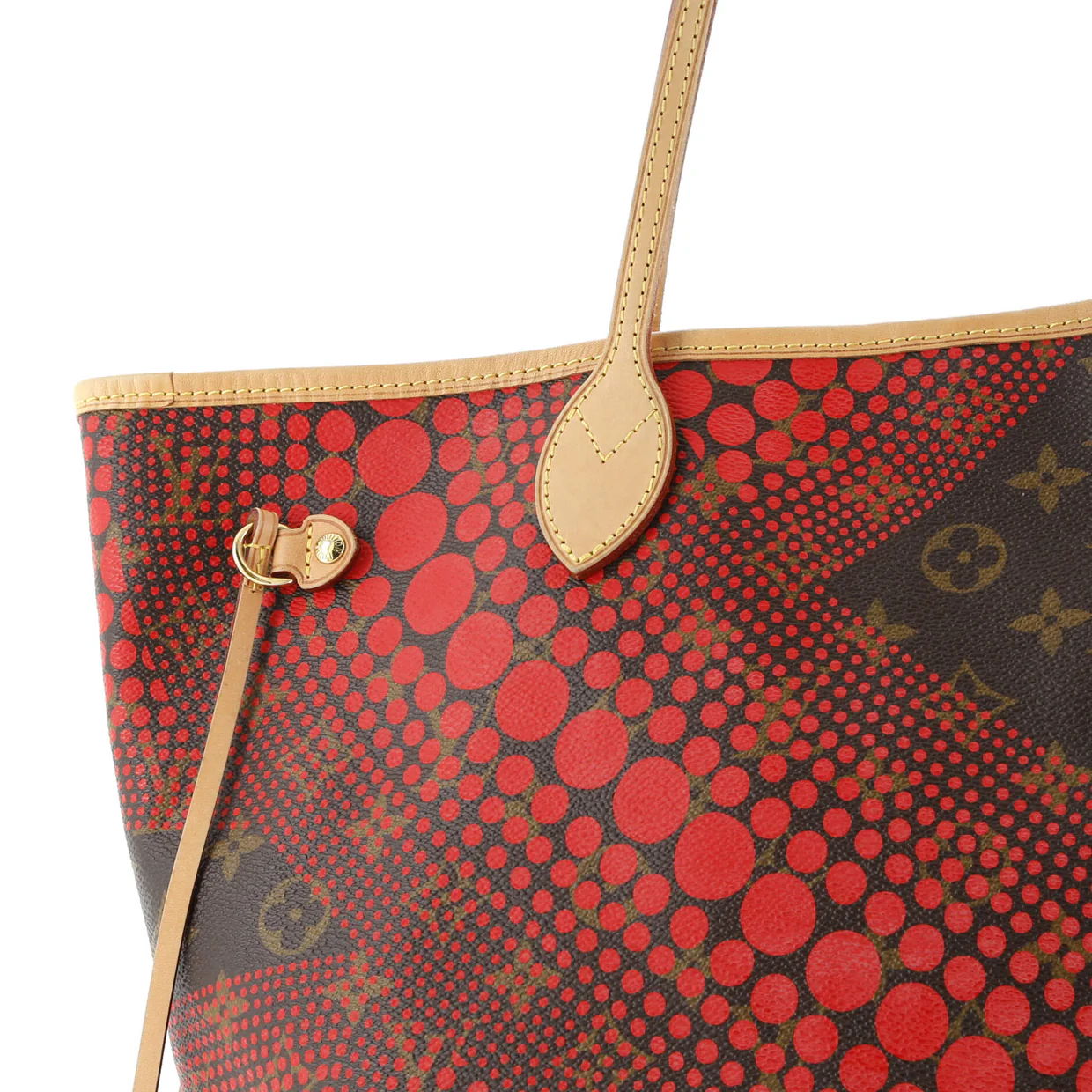Neverfull Tote Limited Edition Kusama Waves Monogram Canvas MM - Deep Luxury