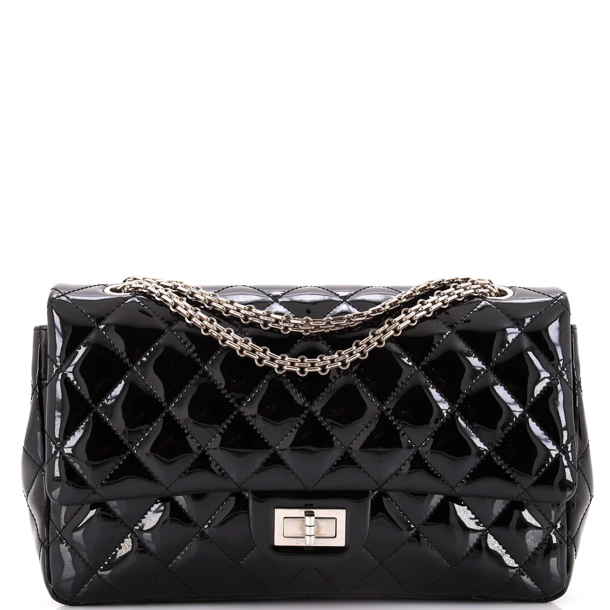 Reissue 2.55 Flap Bag Quilted Patent 227 - Deep Luxury
