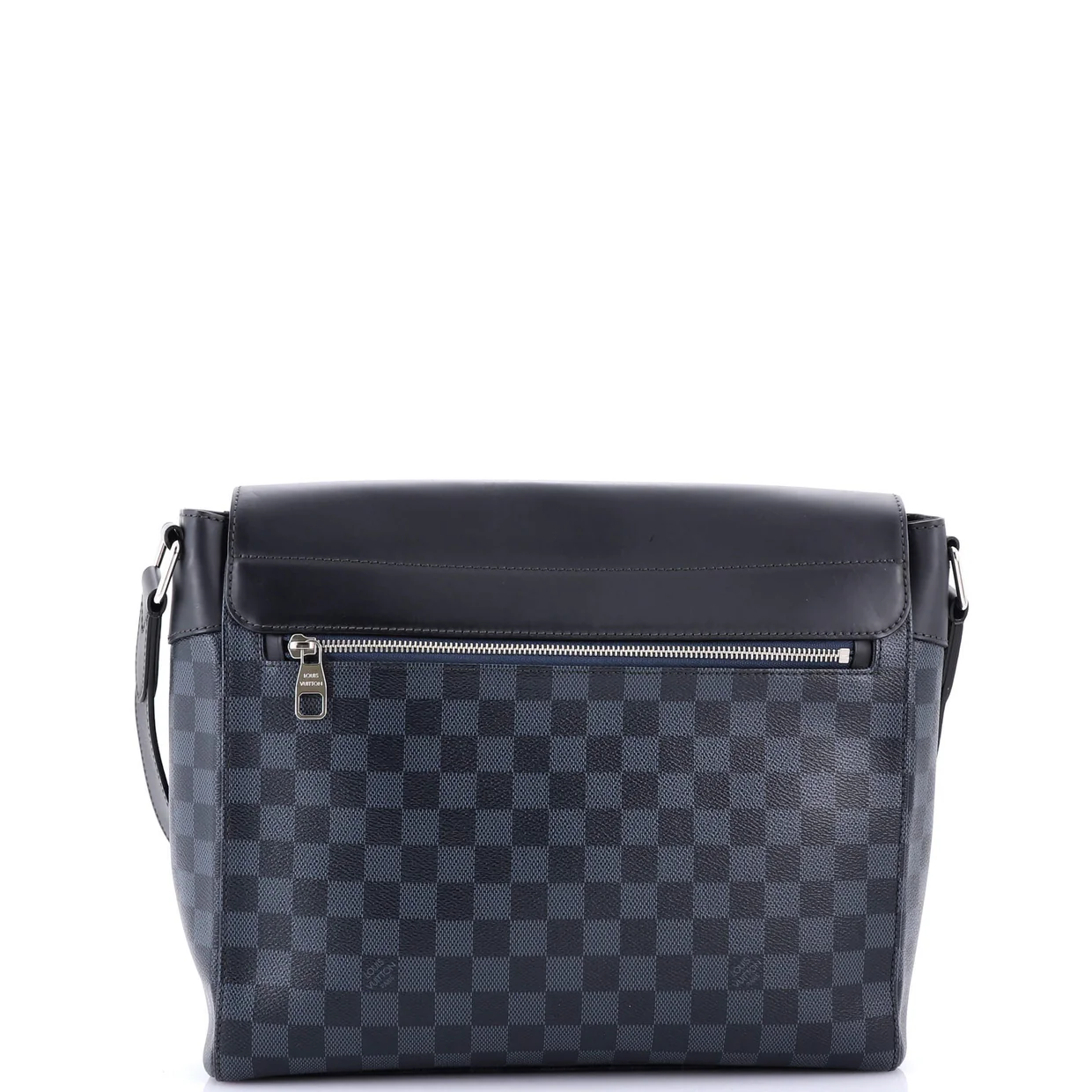 Newport Messenger Damier Cobalt MM - Deep Luxury