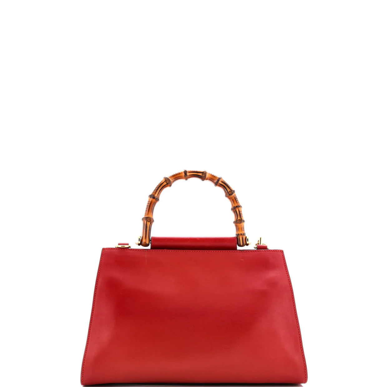 Nymphaea Top Handle Bag Leather Small - Deep Luxury